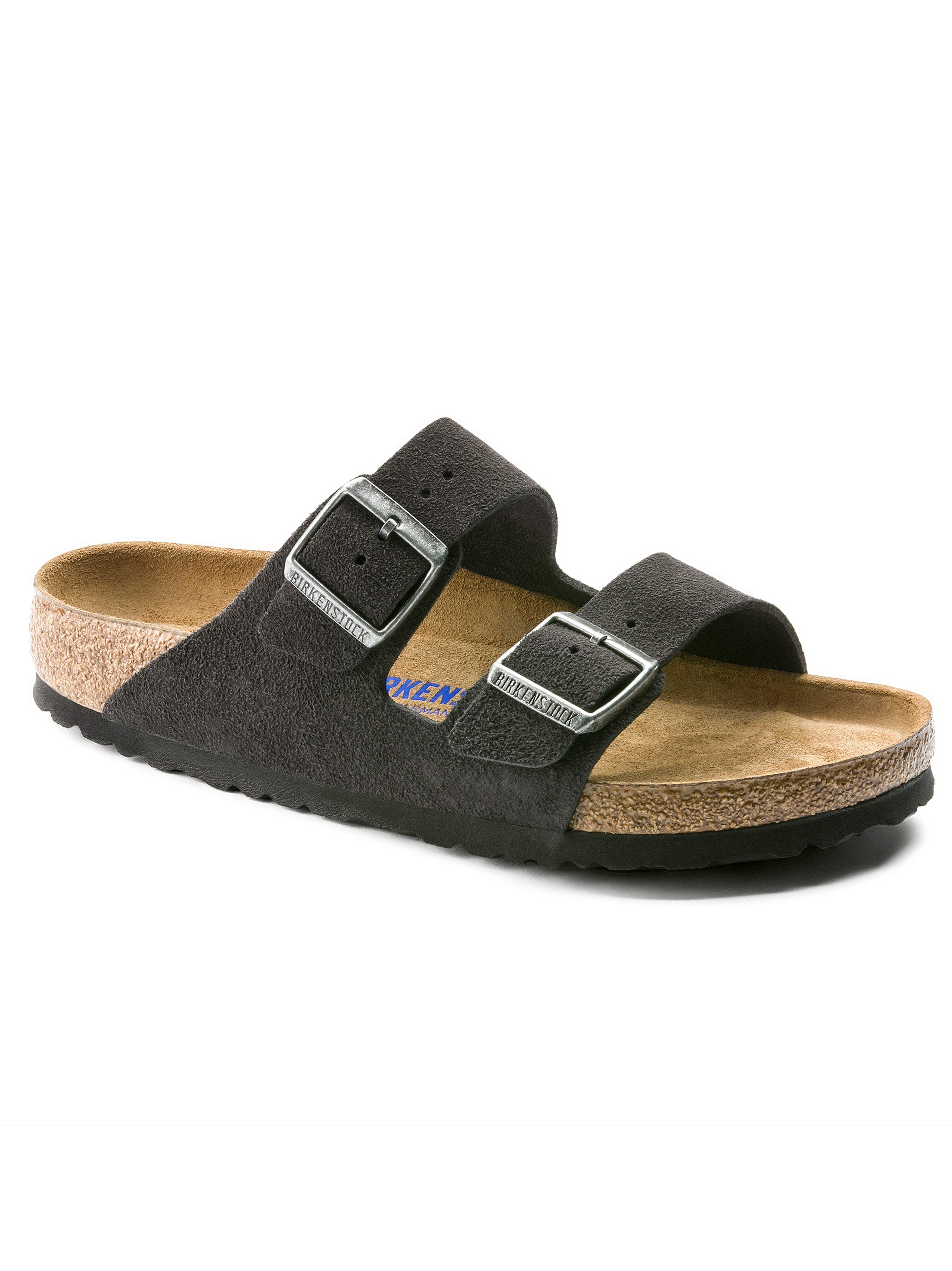 Birkenstock Men's Arizona Soft Footbed - Velvet Gray | Faherty Brand