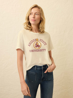 Arizona State University Sunwashed Essential Tee - Lemon Sorbet