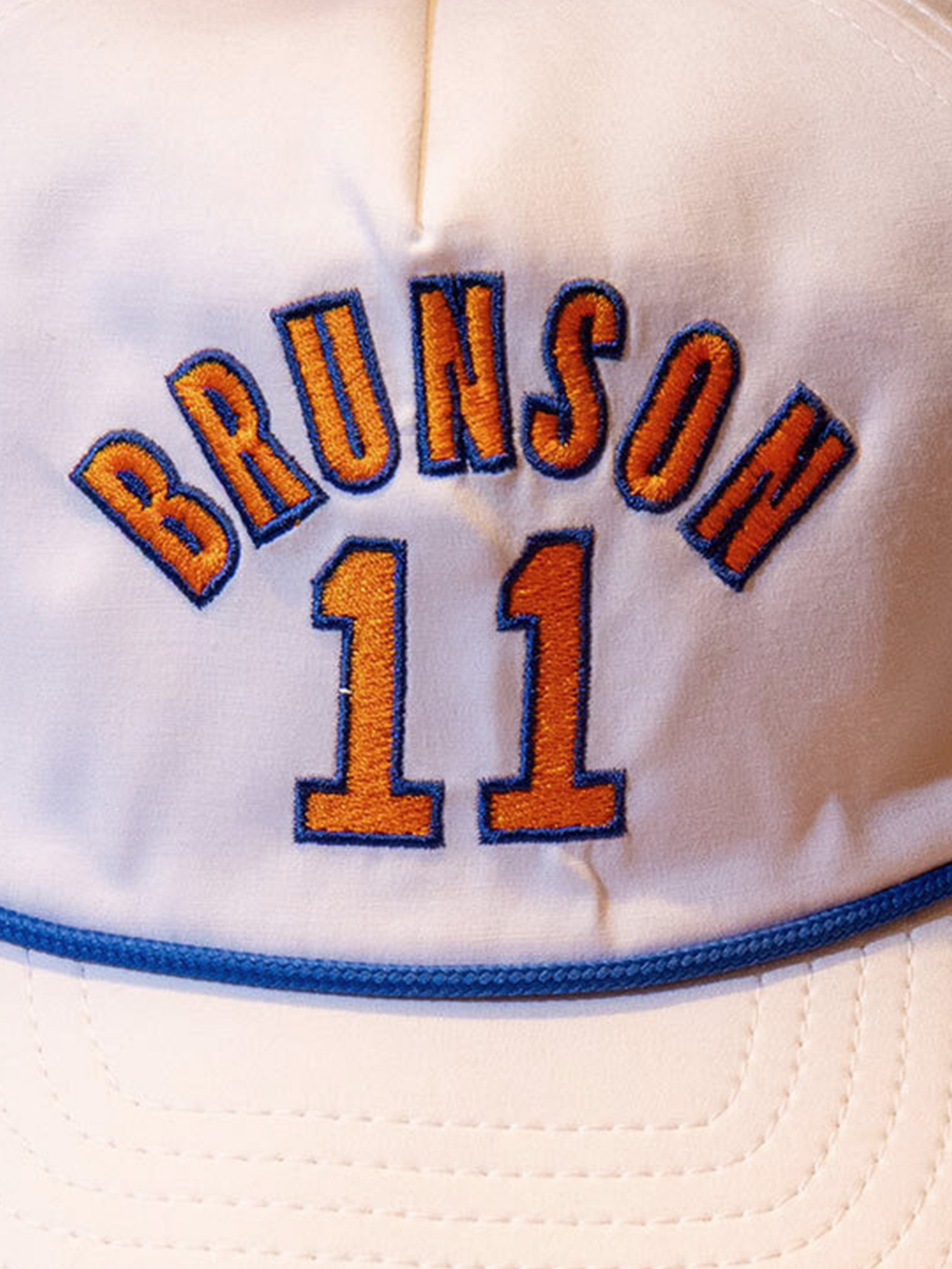Jalen Brunson Corded All Day Hat - White | Faherty Brand