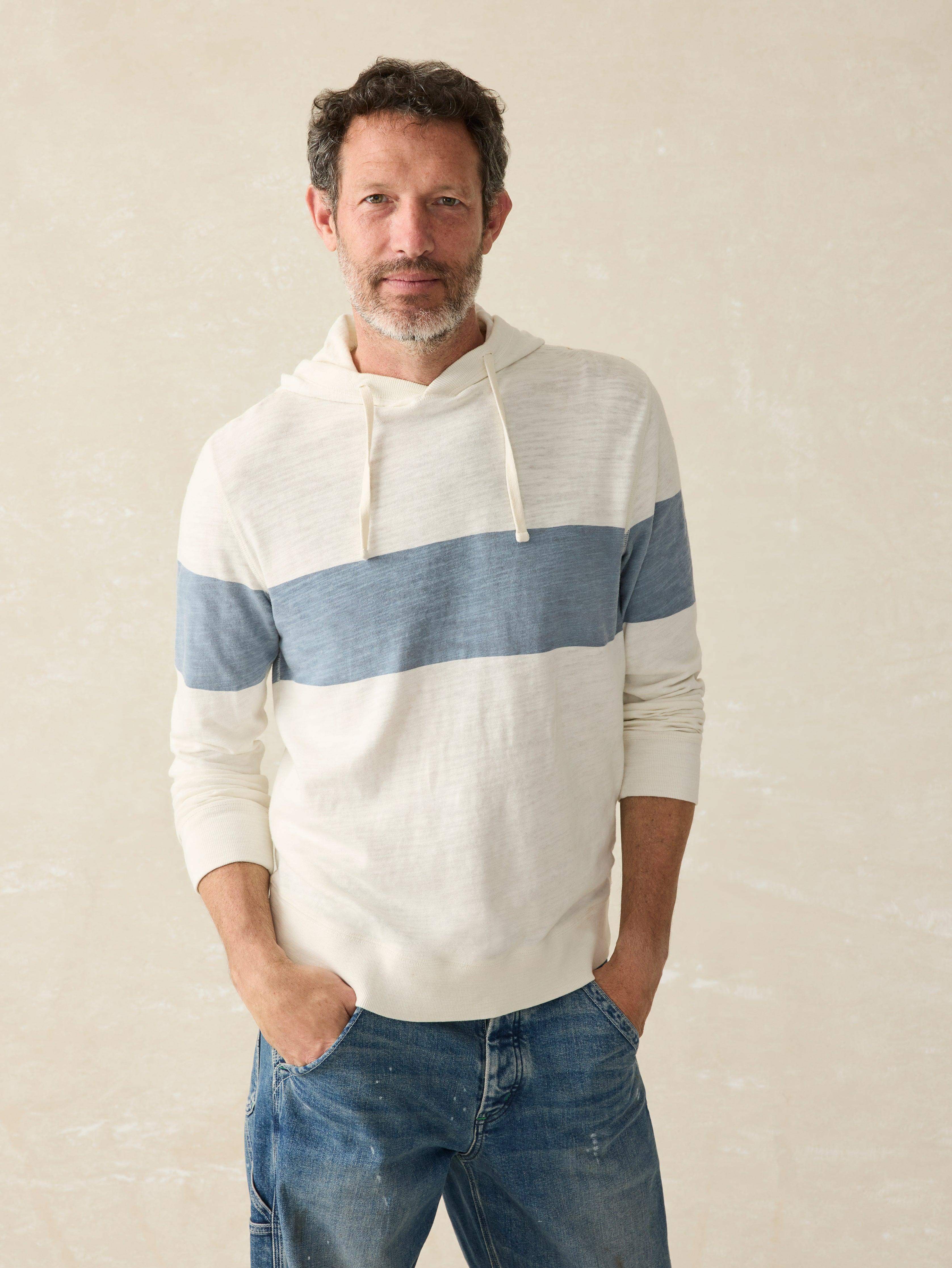 Sunwashed Sunray Organic Hoodie - Ocean Sunrise | Faherty Brand