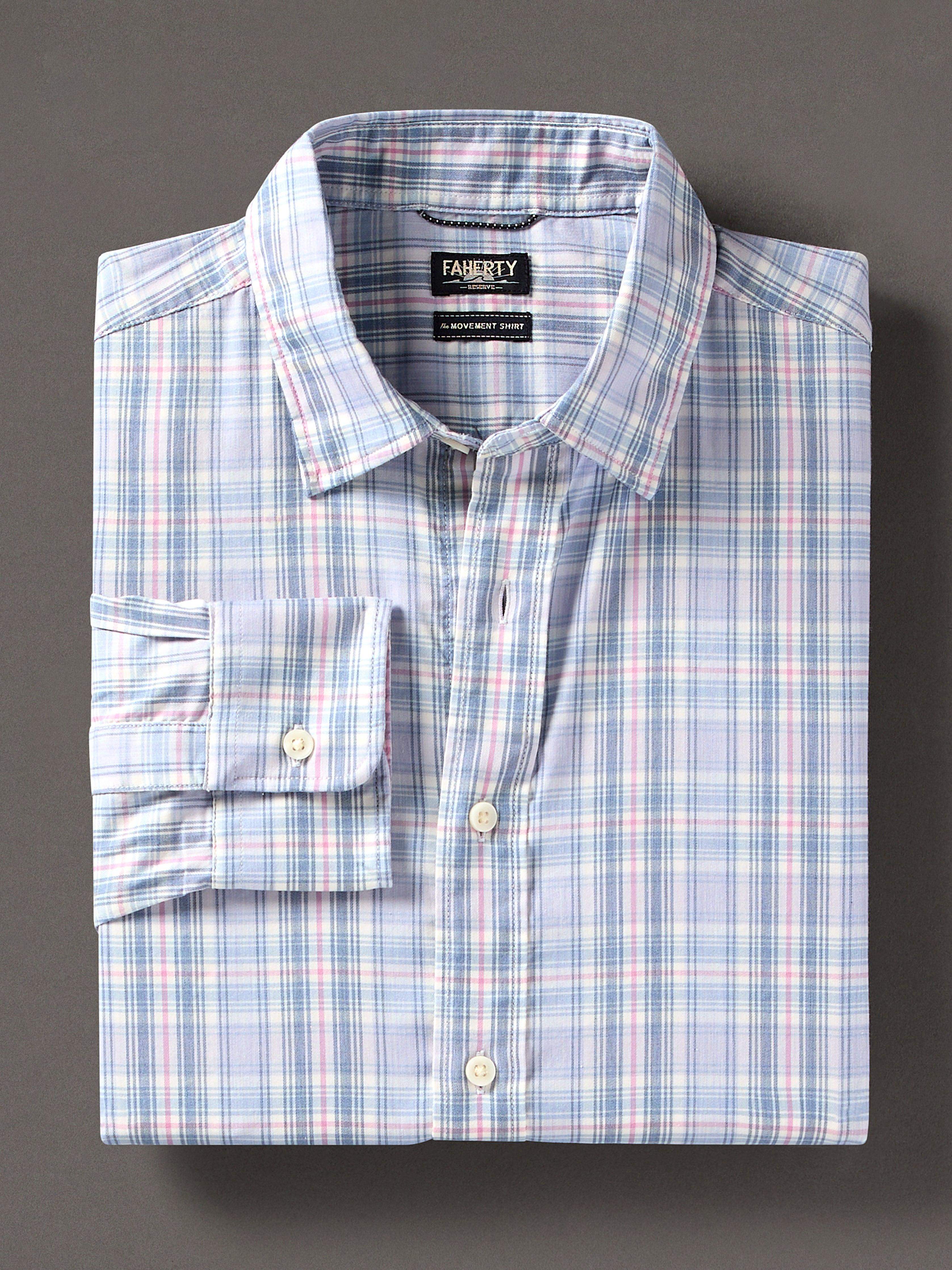 The Movement Shirt - Coastal Escape Plaid | Faherty Brand