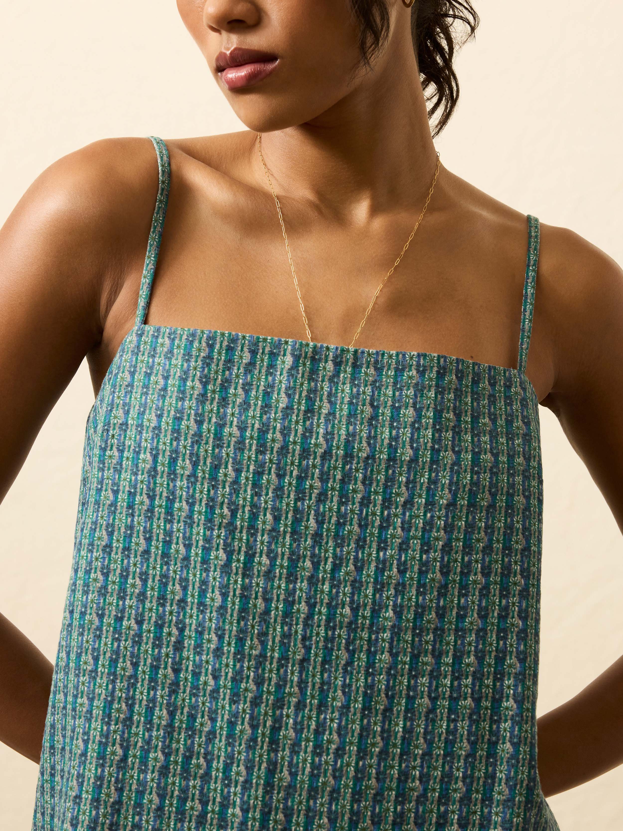Byron Bay Dress - Aquatic Geo | Faherty Brand