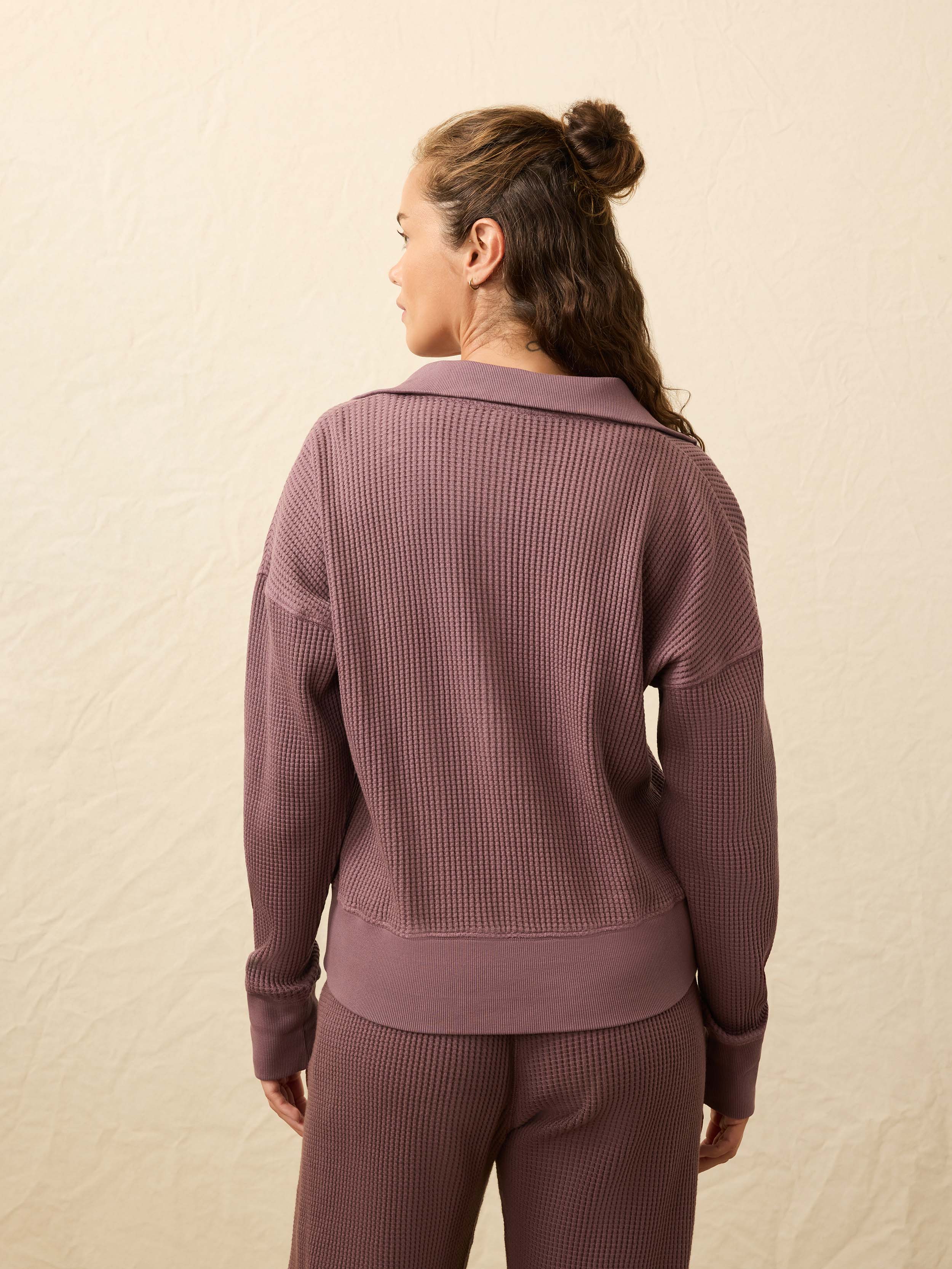 Apres Waffle Henley - Flint | Faherty Brand