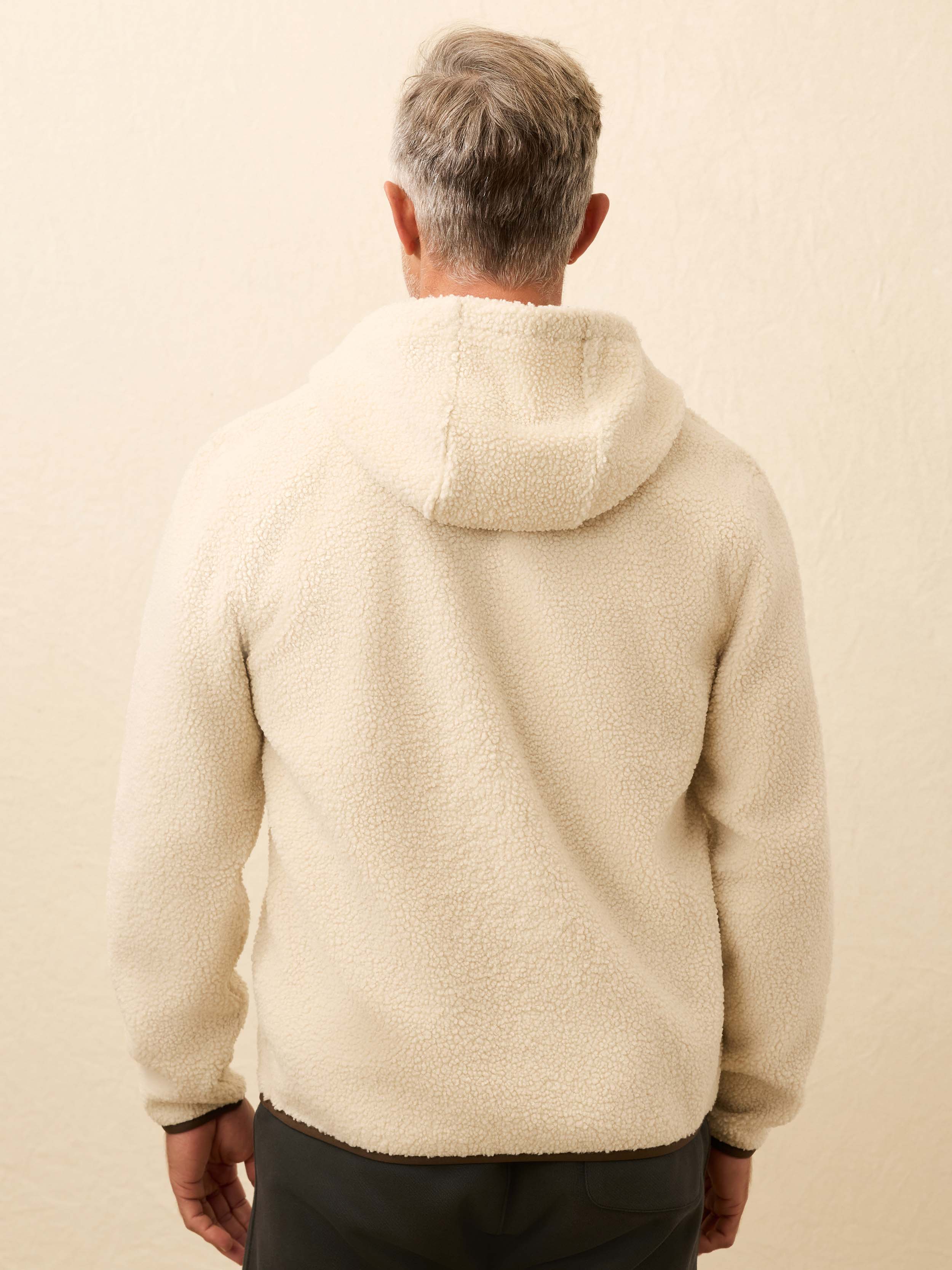 High Pile Fleece Hoodie - Arctic Ivory | Faherty Brand