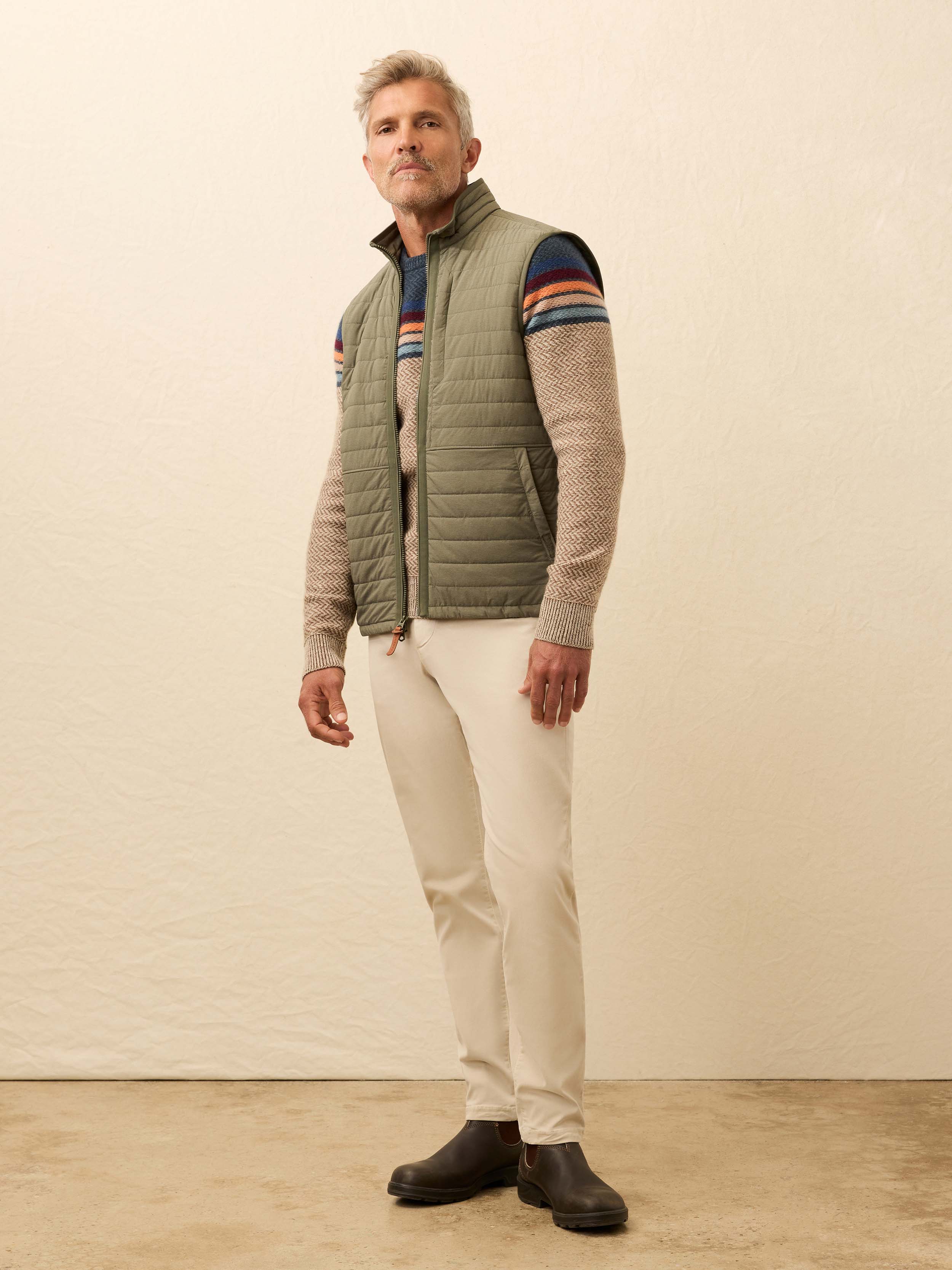 Doug Good Feather Horizon Series Hoodie - Maine Forest | Faherty Brand