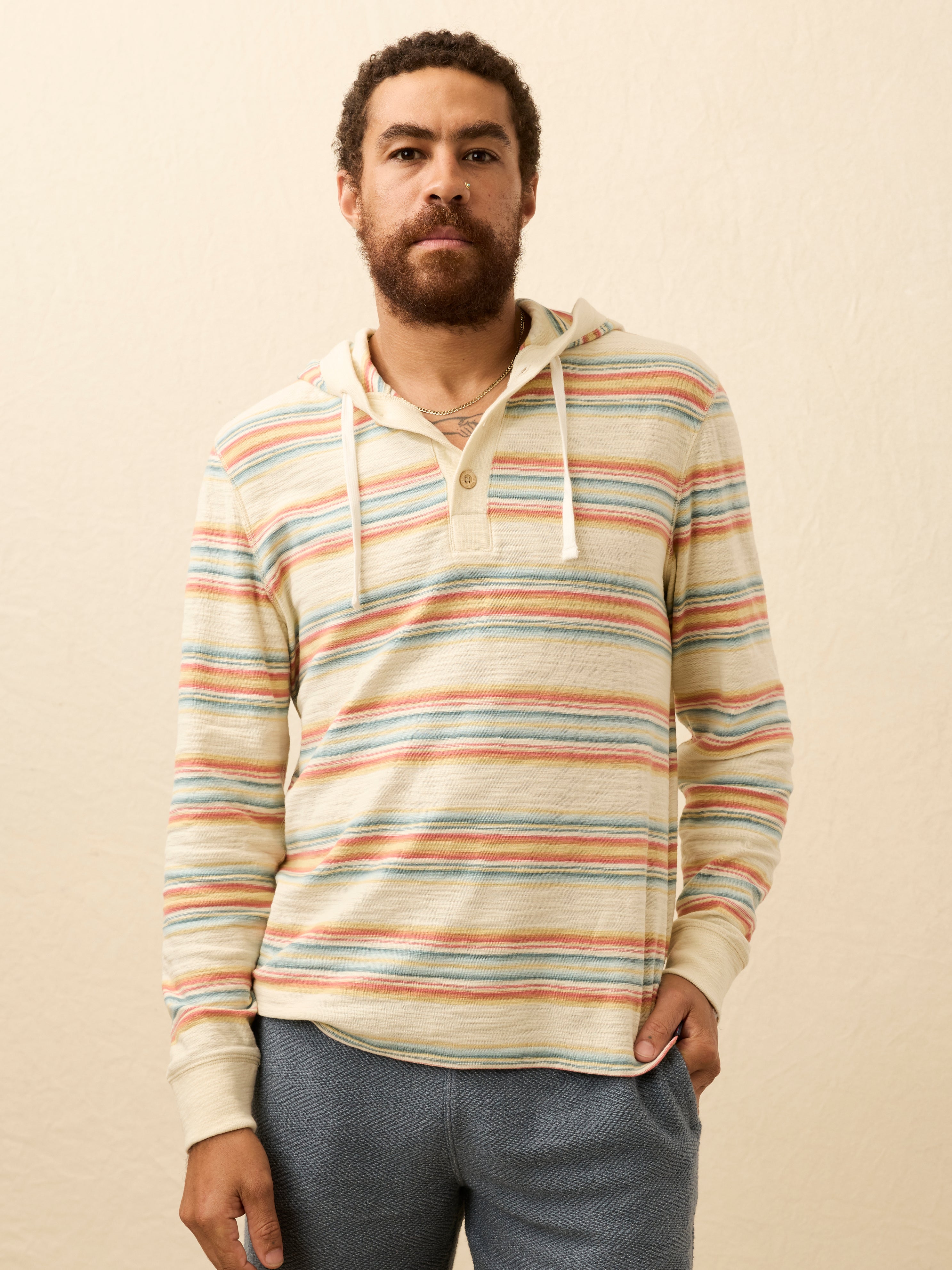 Sunwashed Organic Hoodie - Daybreak Ombre | Faherty Brand