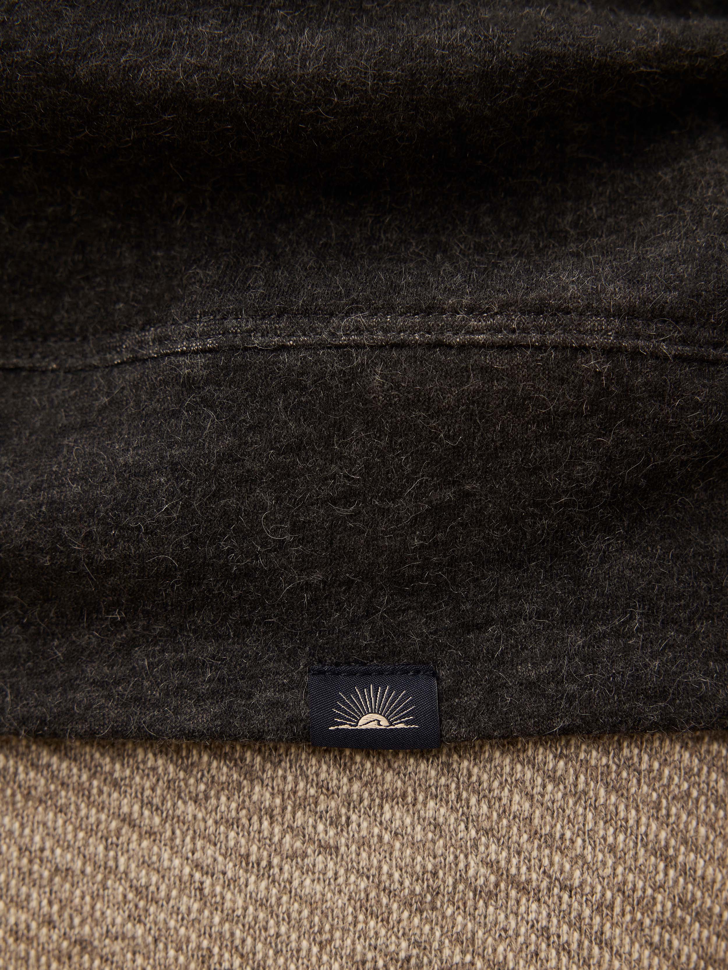 Aspen Lounge Cashmere Hoodie - Coal Smoke Melange | Faherty Brand