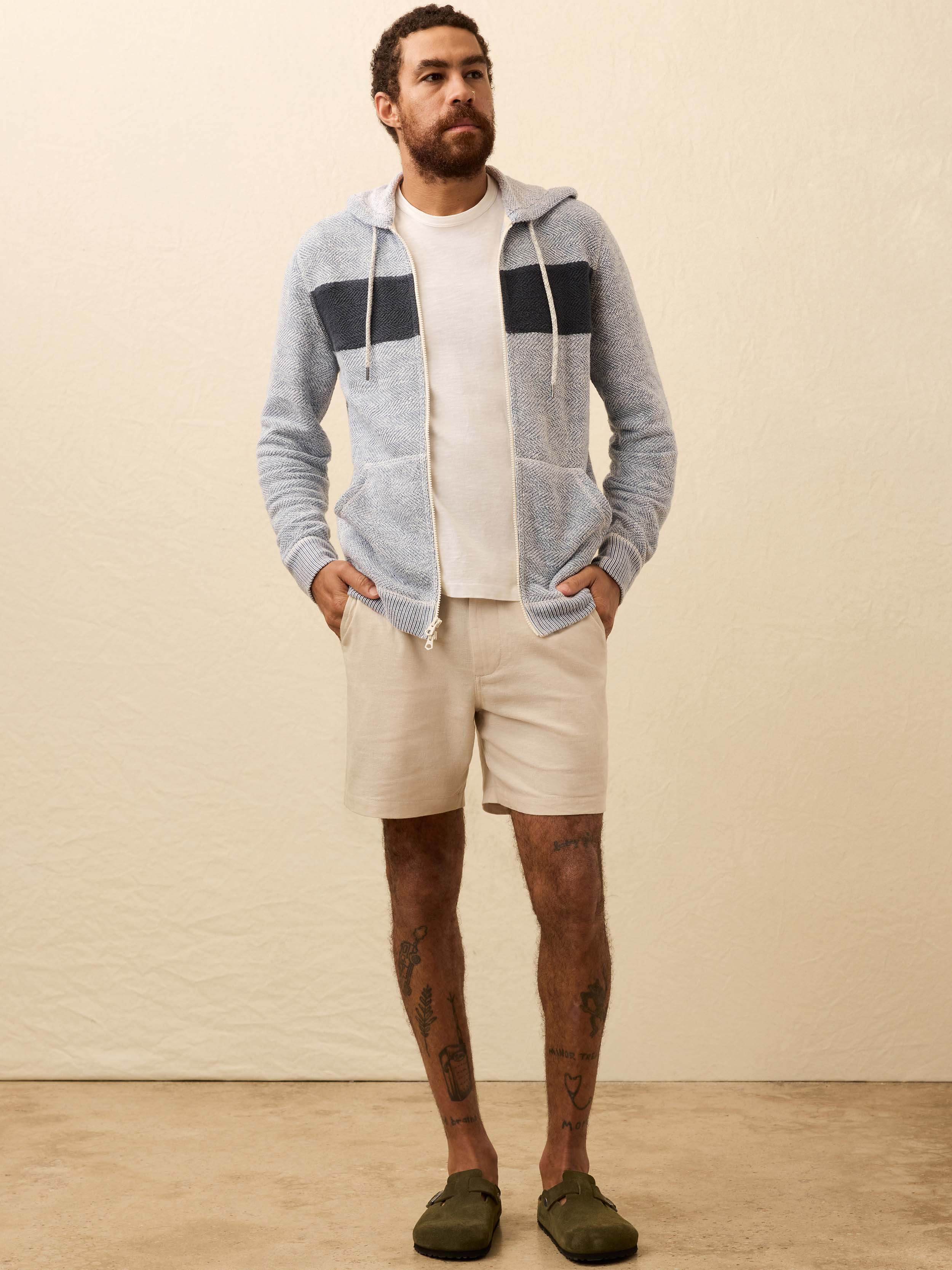 Whitewater Full Zip Hoodie - Whitewater Surf Stripe | Faherty Brand