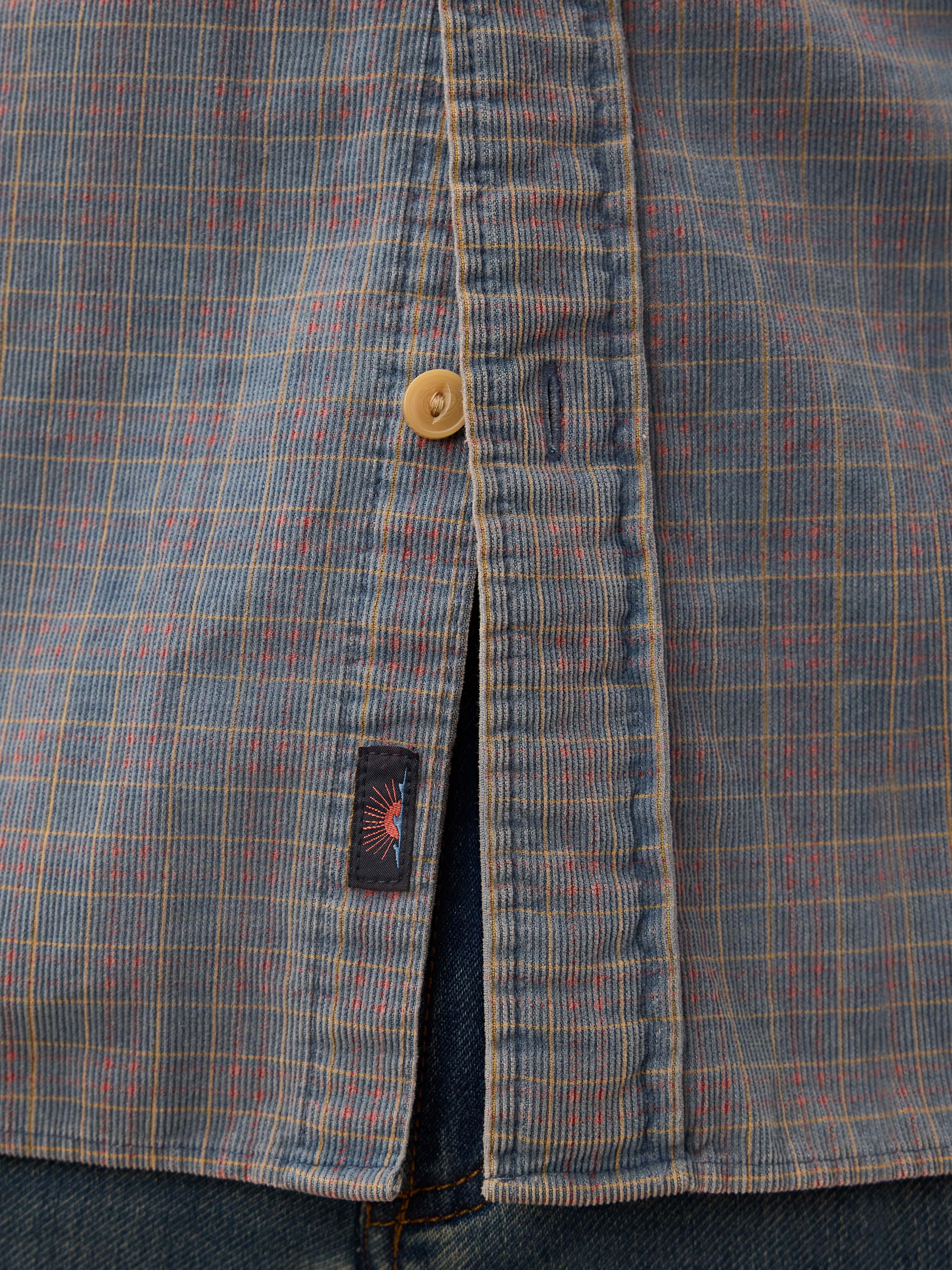 Corduroy Workshirt - Indigo Belle Plaid | Faherty Brand