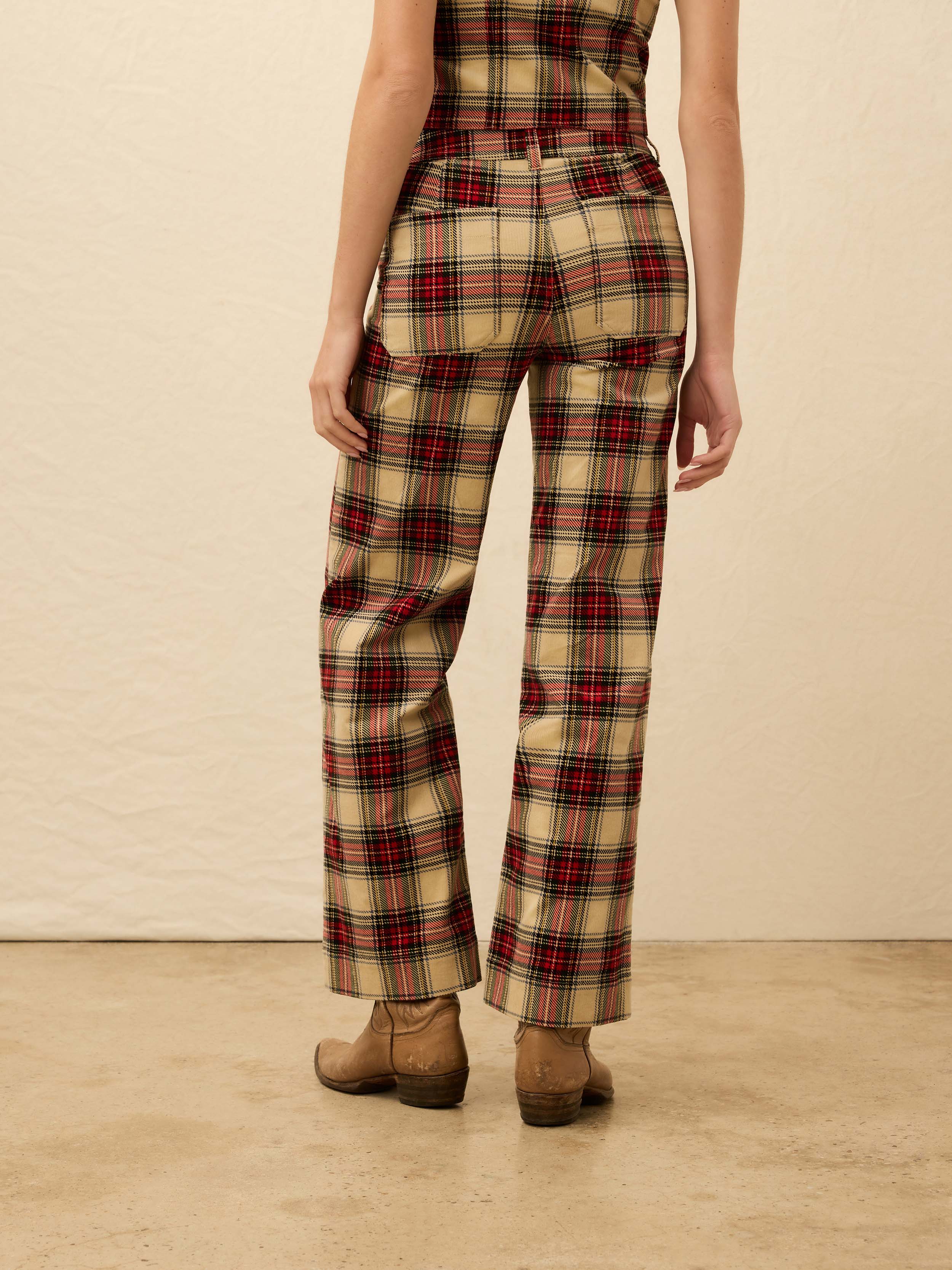 High Ridge Corduroy Pant - Winterstone Plaid | Faherty Brand