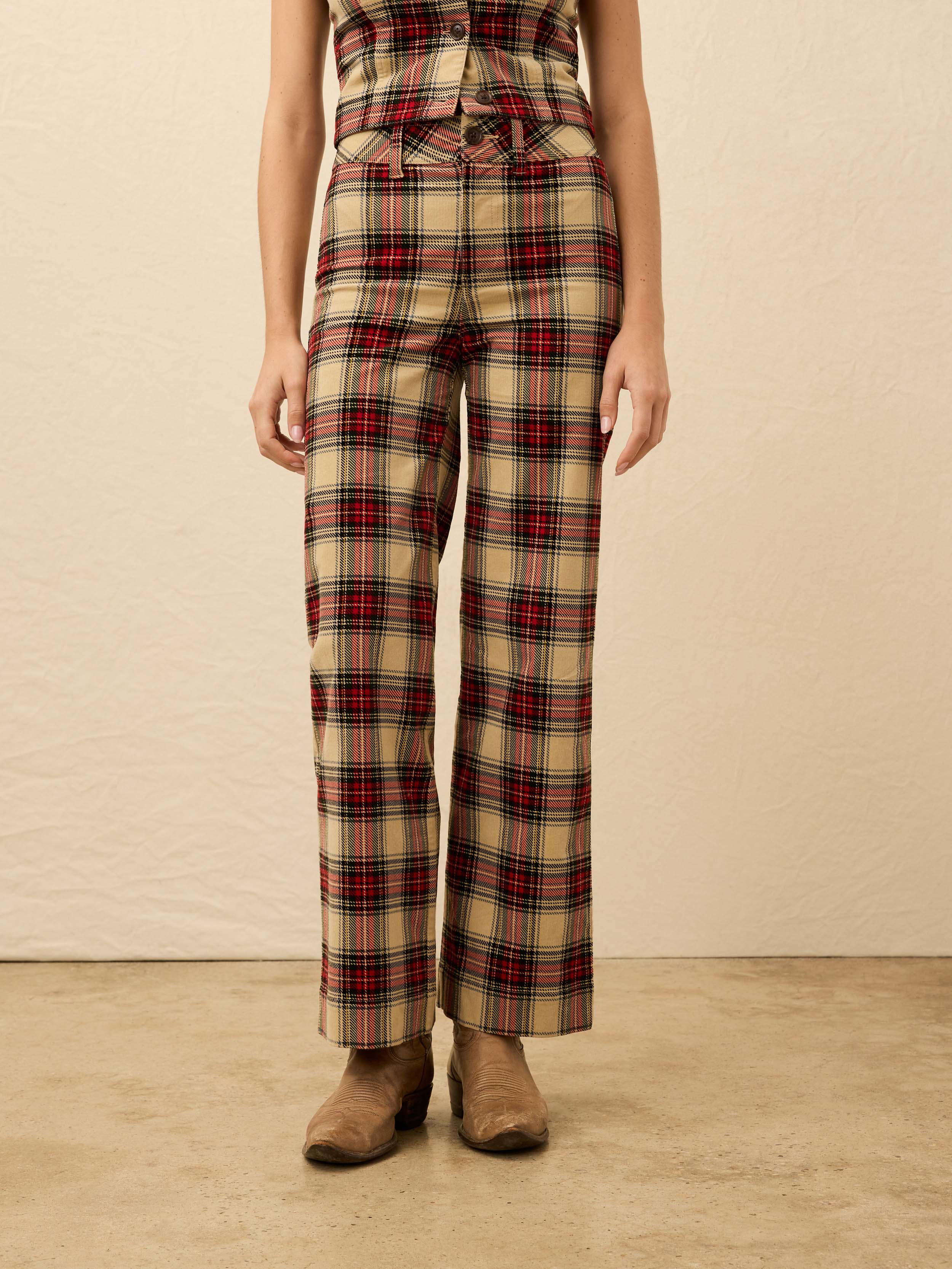 High Ridge Corduroy Pant - Winterstone Plaid | Faherty Brand
