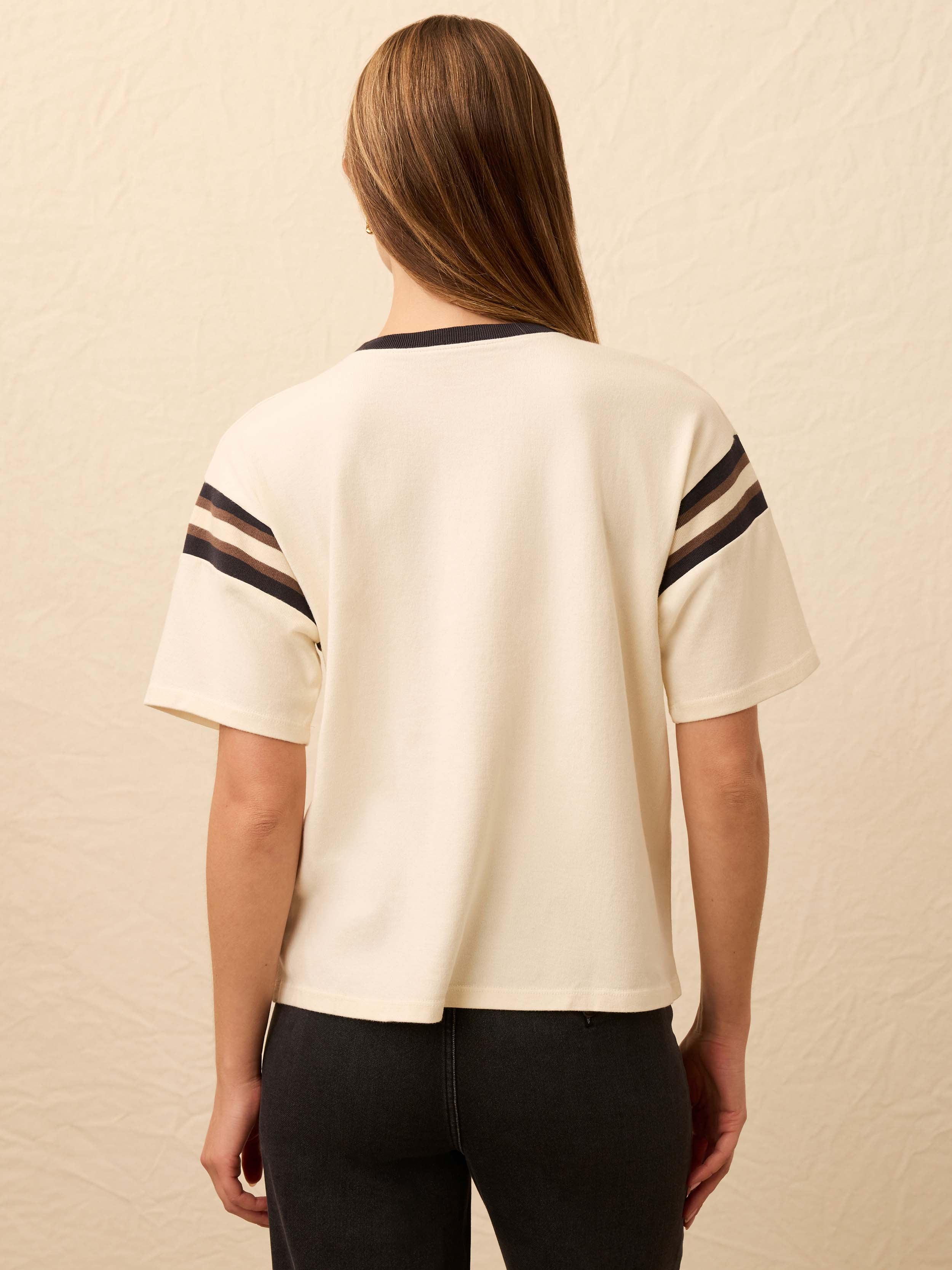 Sport Jersey Throwback Tee - Phantom Varsity | Faherty Brand