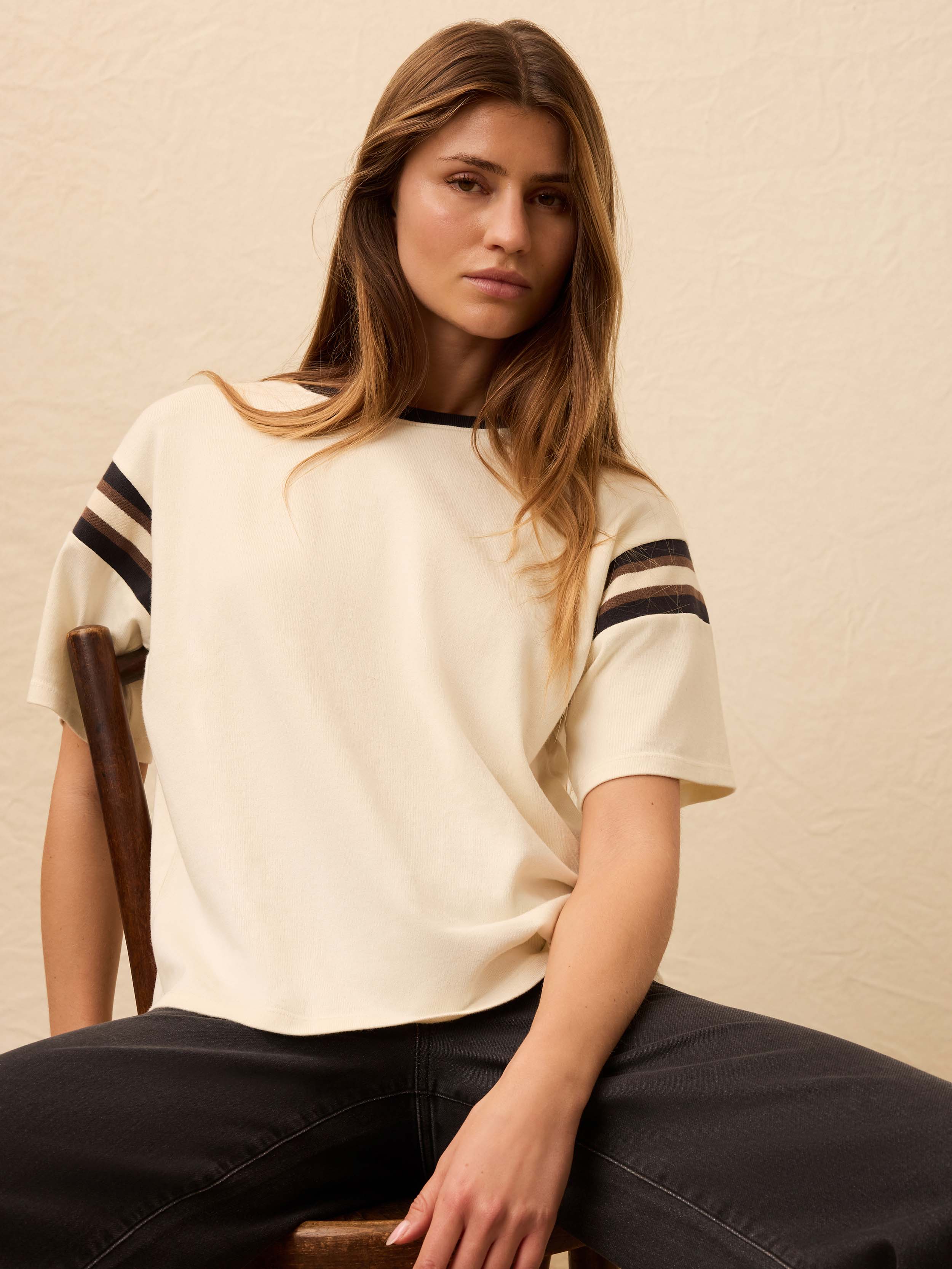 Sport Jersey Throwback Tee - Phantom Varsity | Faherty Brand