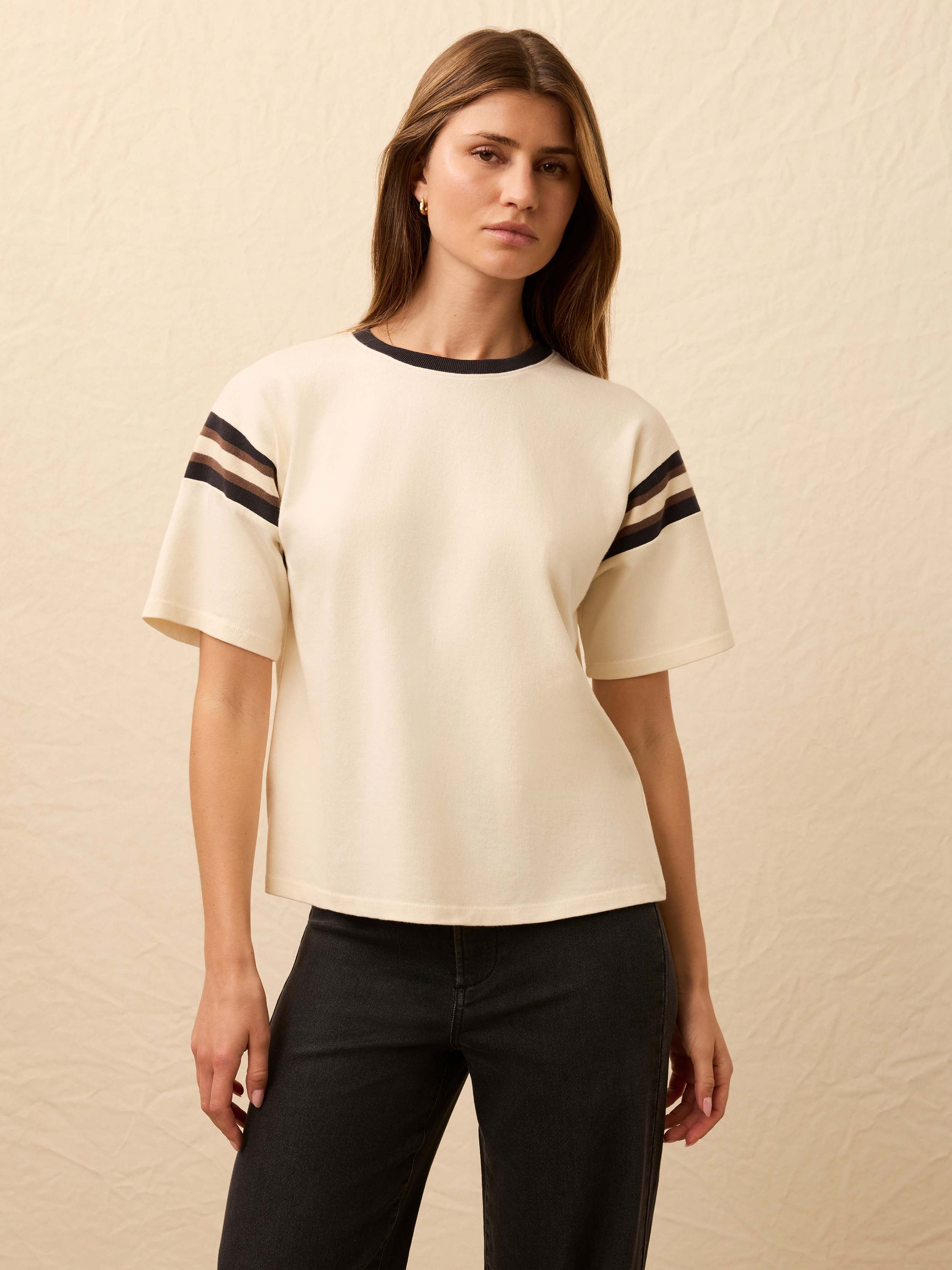 Sport Jersey Throwback Tee - Phantom Varsity | Faherty Brand