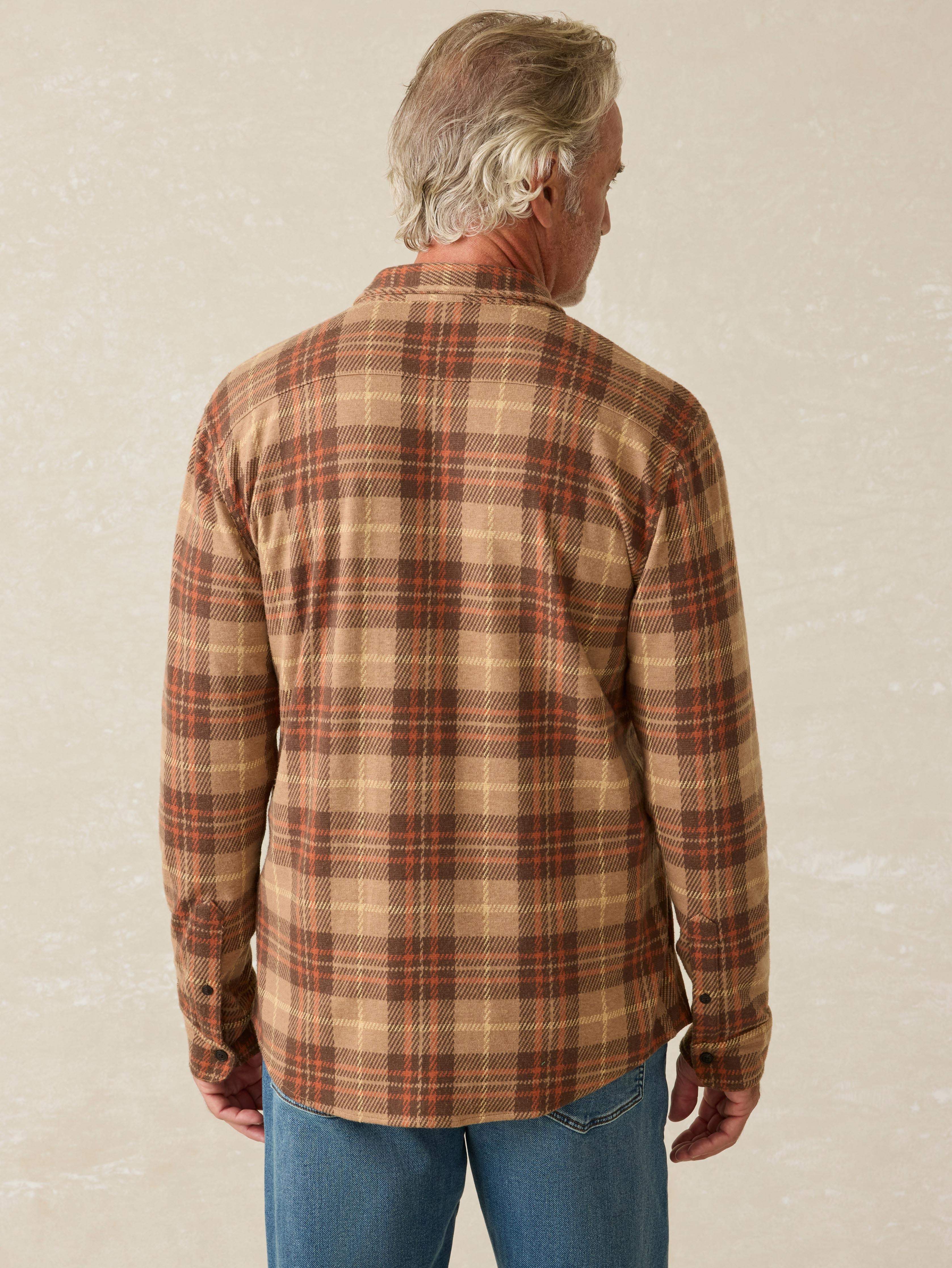 Legend™ Sweater Shirt - Cedar Sands Plaid | Faherty Brand