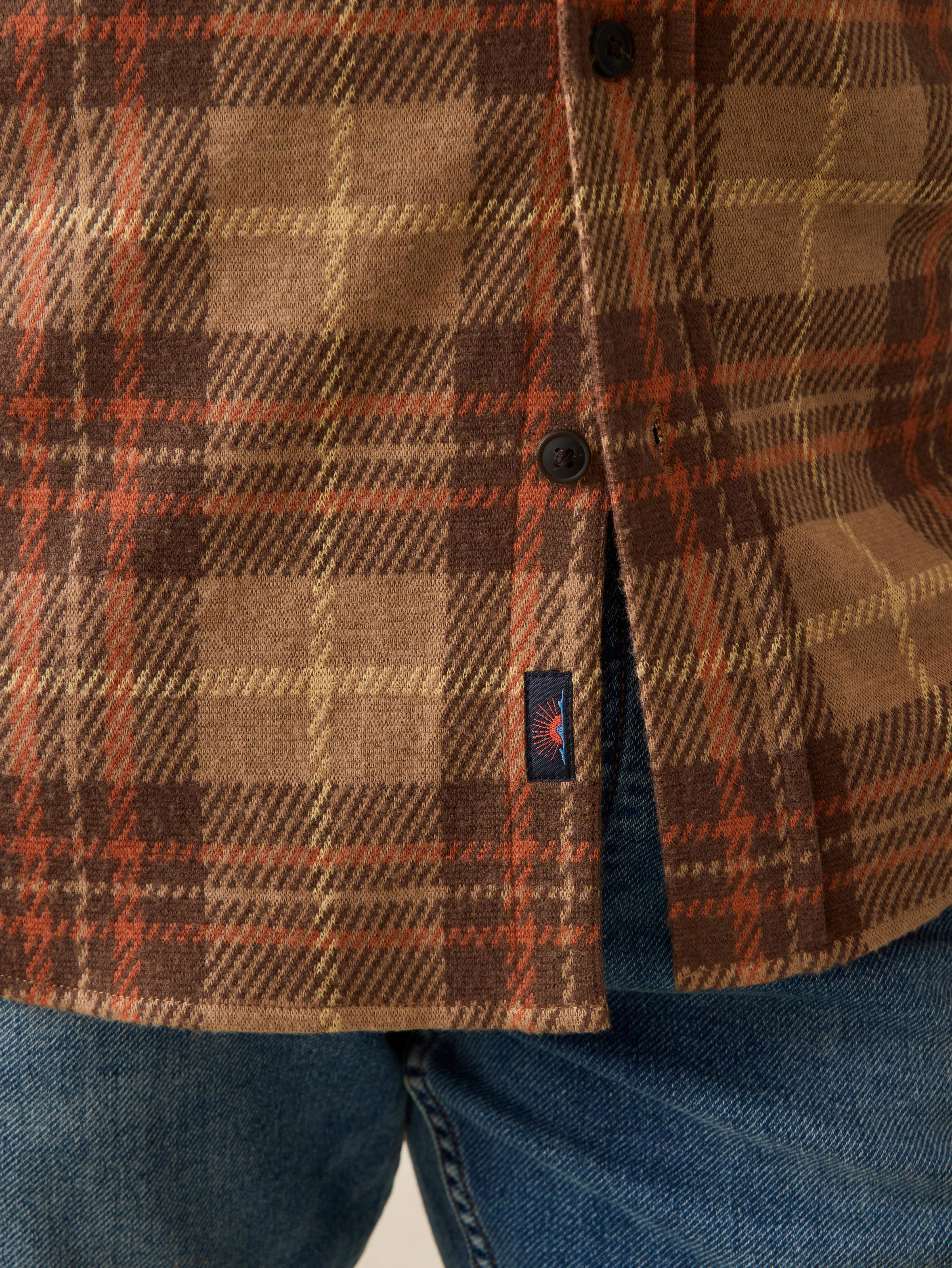 Legend™ Sweater Shirt - Cedar Sands Plaid | Faherty Brand