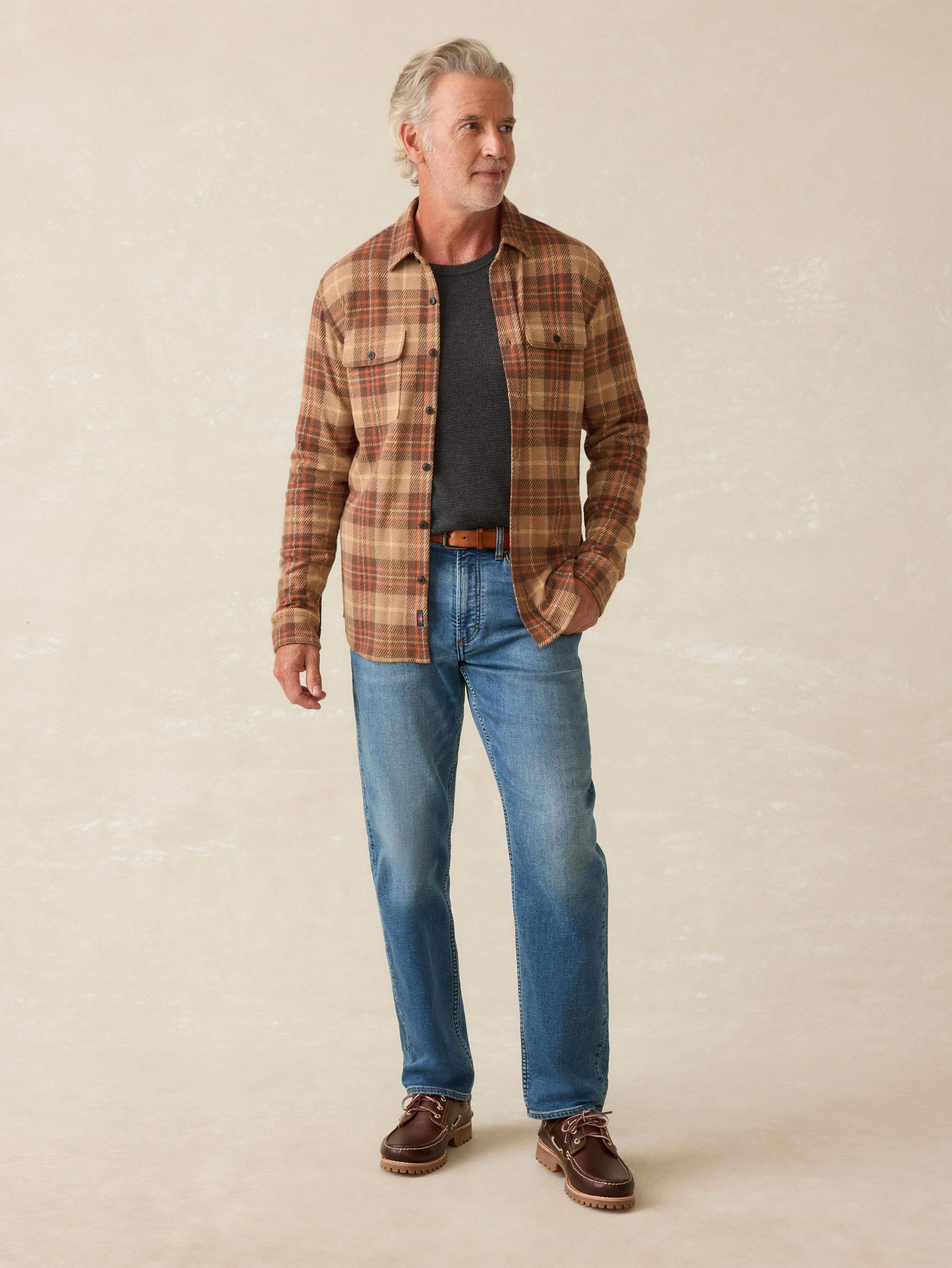 Legend™ Sweater Shirt - Cedar Sands Plaid | Faherty Brand