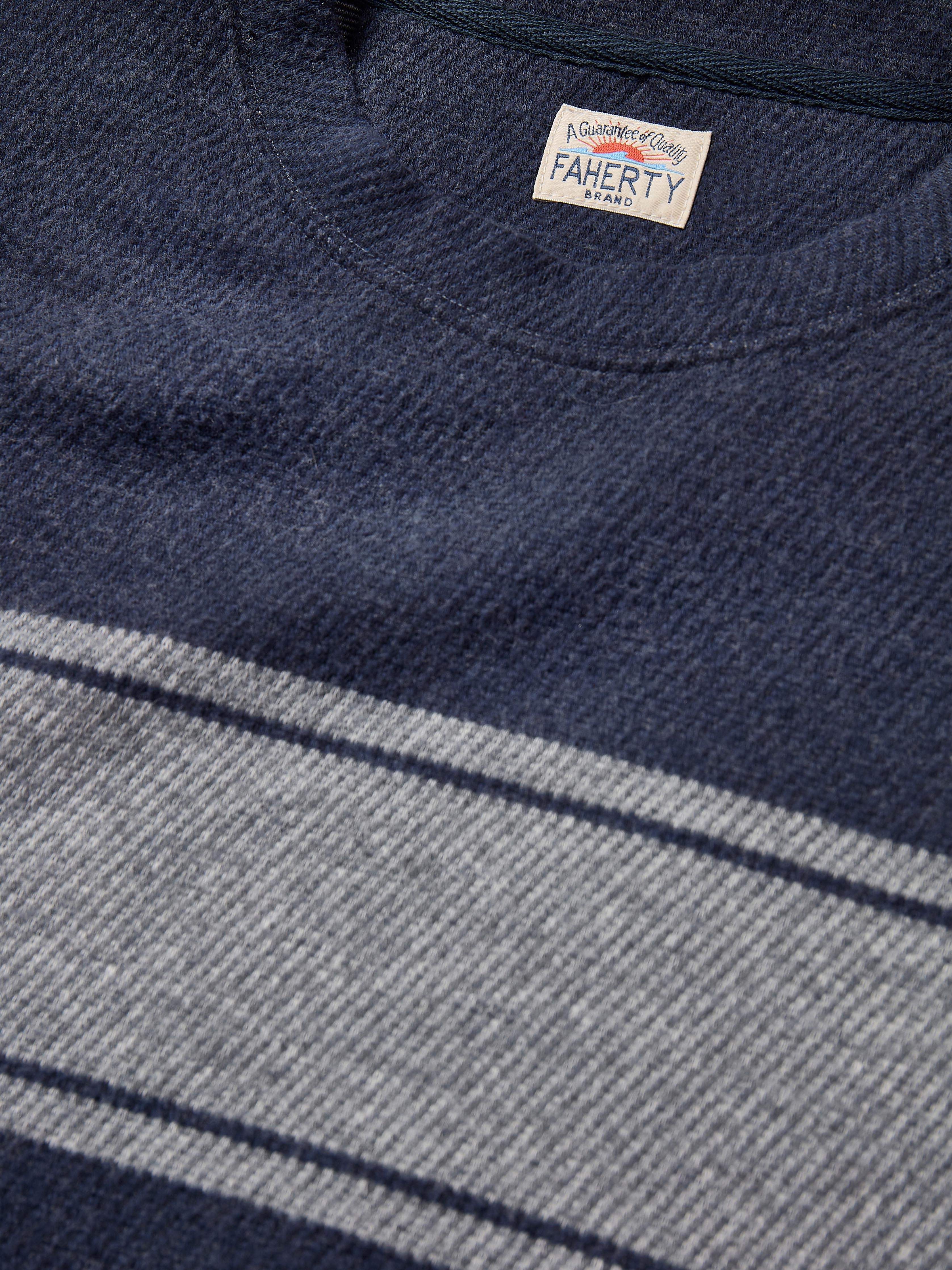 Legend™ Surf Stripe Sweater Crew - Brighton Navy Surf Stripe | Faherty Brand