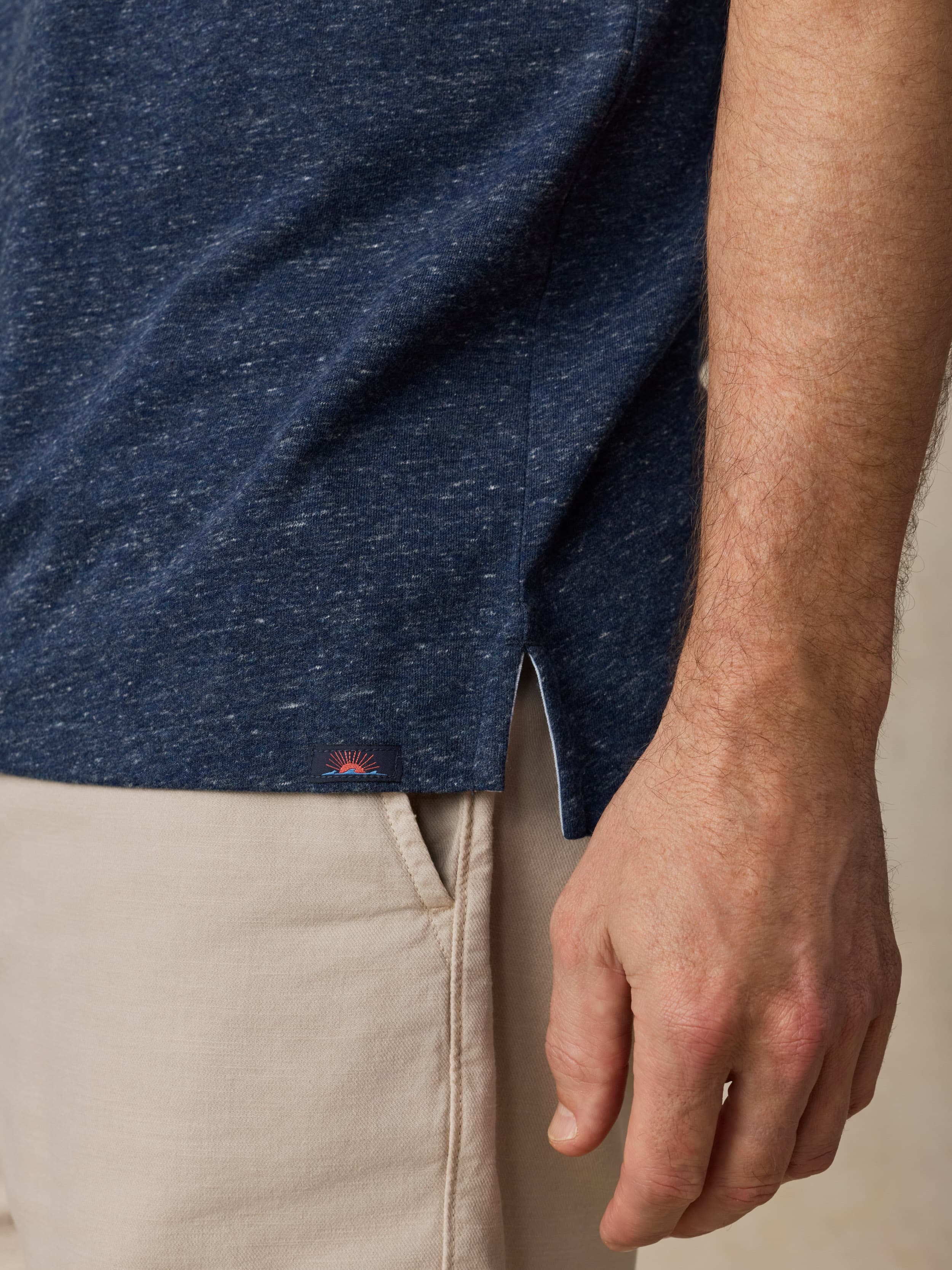 Short-Sleeve Breeze Polo - Midnight Skies Heather | Faherty Brand