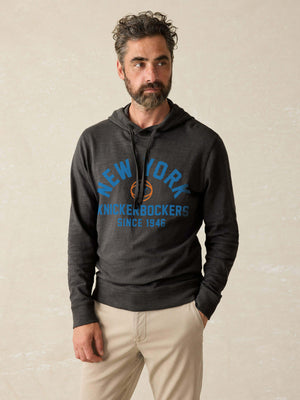 New York Knicks Sunwashed Organic Hoodie - Graphite