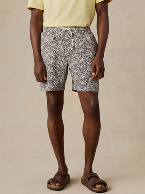Shorelite Trunk (7") - Washed Black Hilo Floral