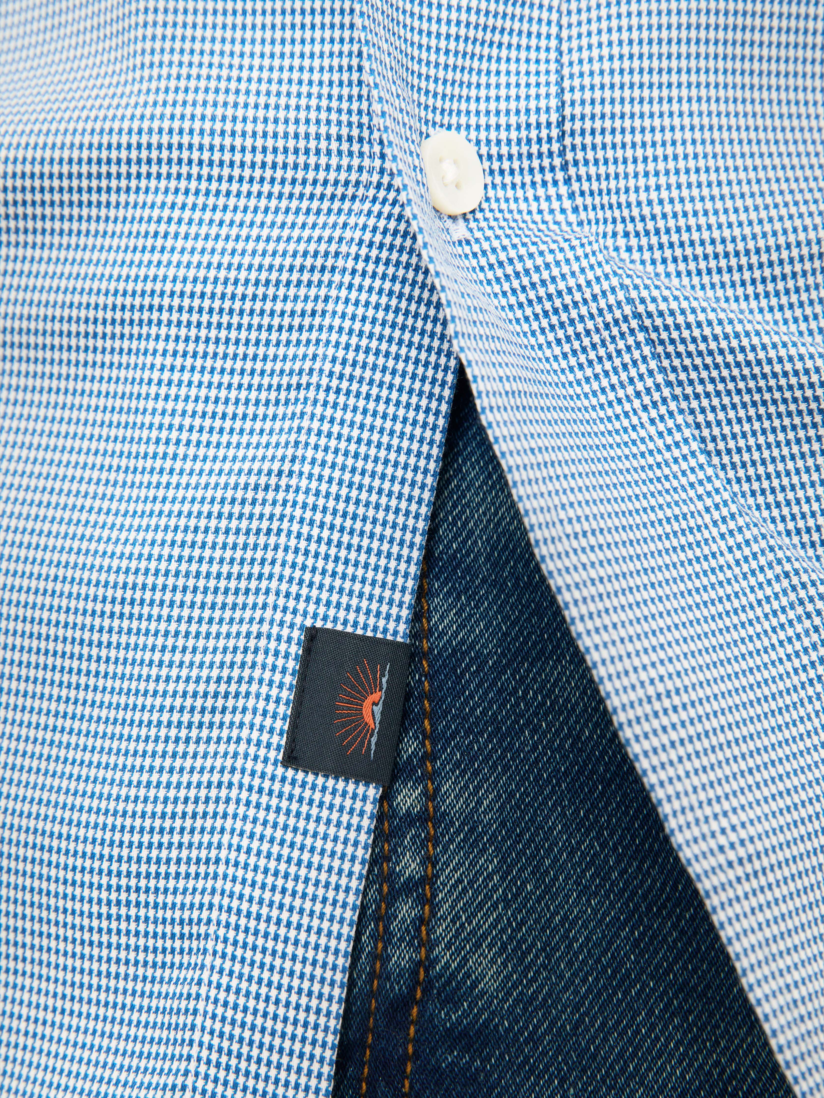 The Movement™ Shirt - Azure Pincheck | Faherty Brand