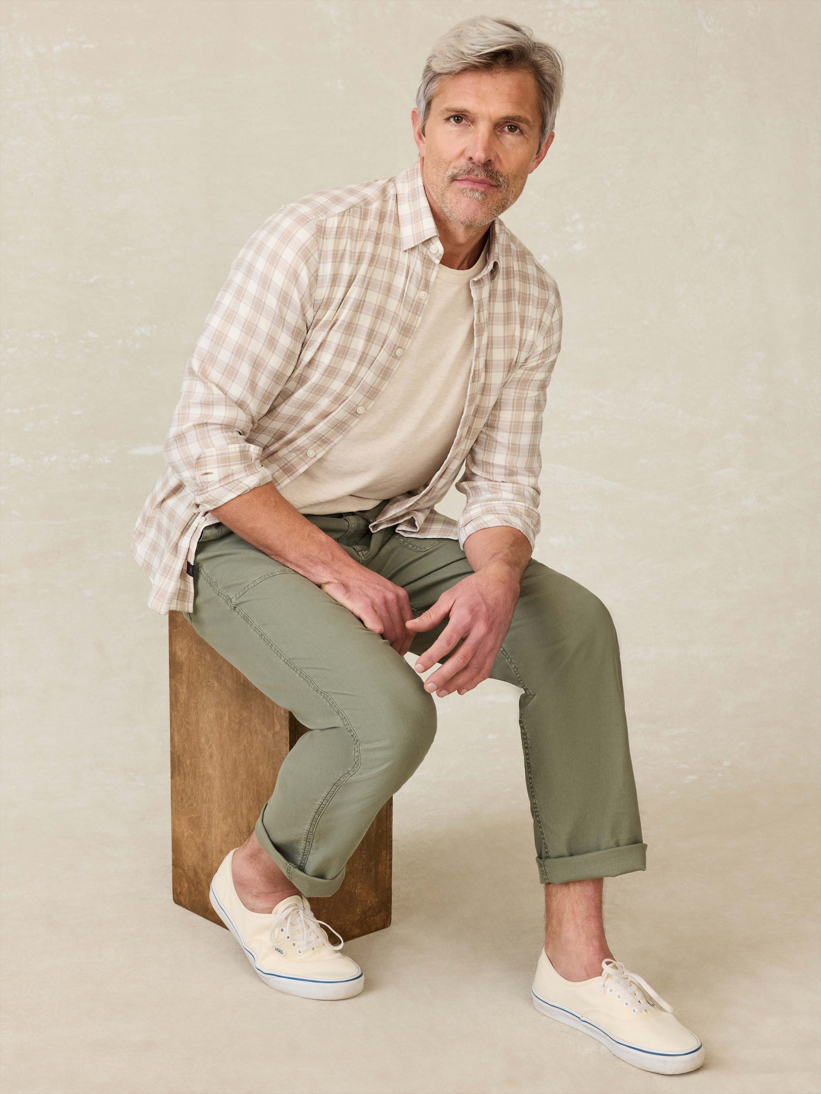 Movement™ Monterey Shirt - Willow Creek Plaid | Faherty Brand