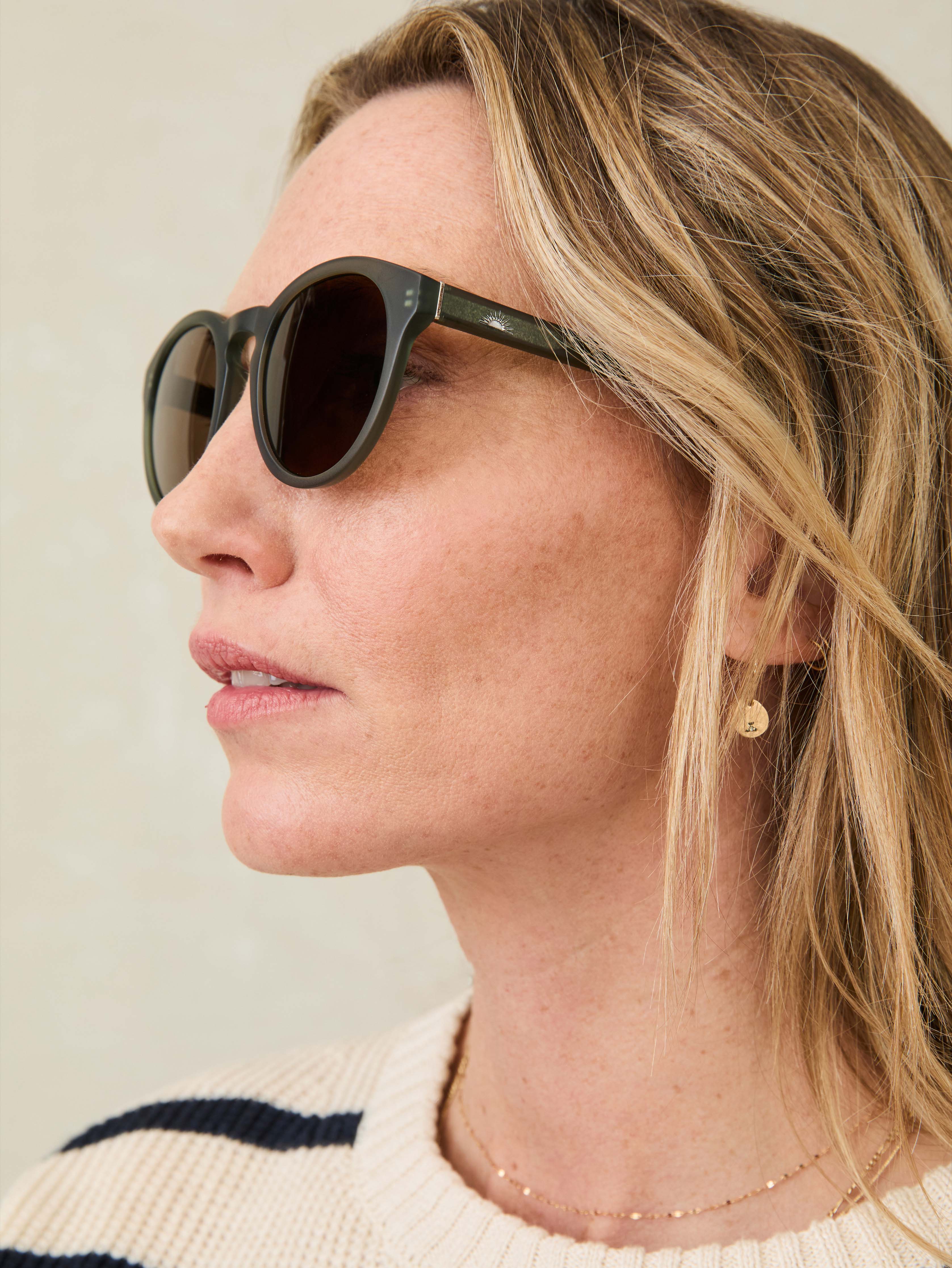 Norris Sunglasses - Matte Olive | Faherty Brand