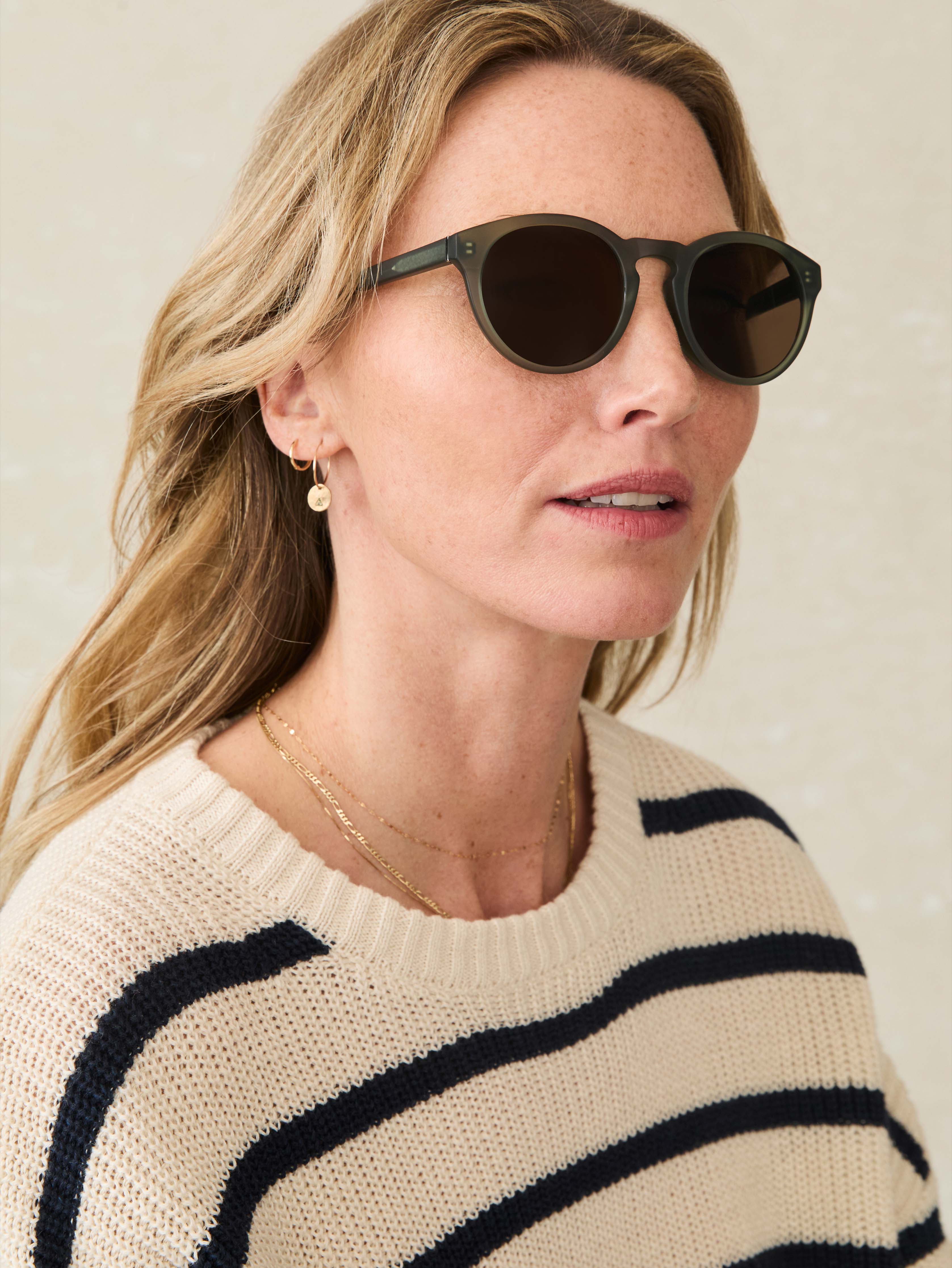 Norris Sunglasses - Matte Olive | Faherty Brand