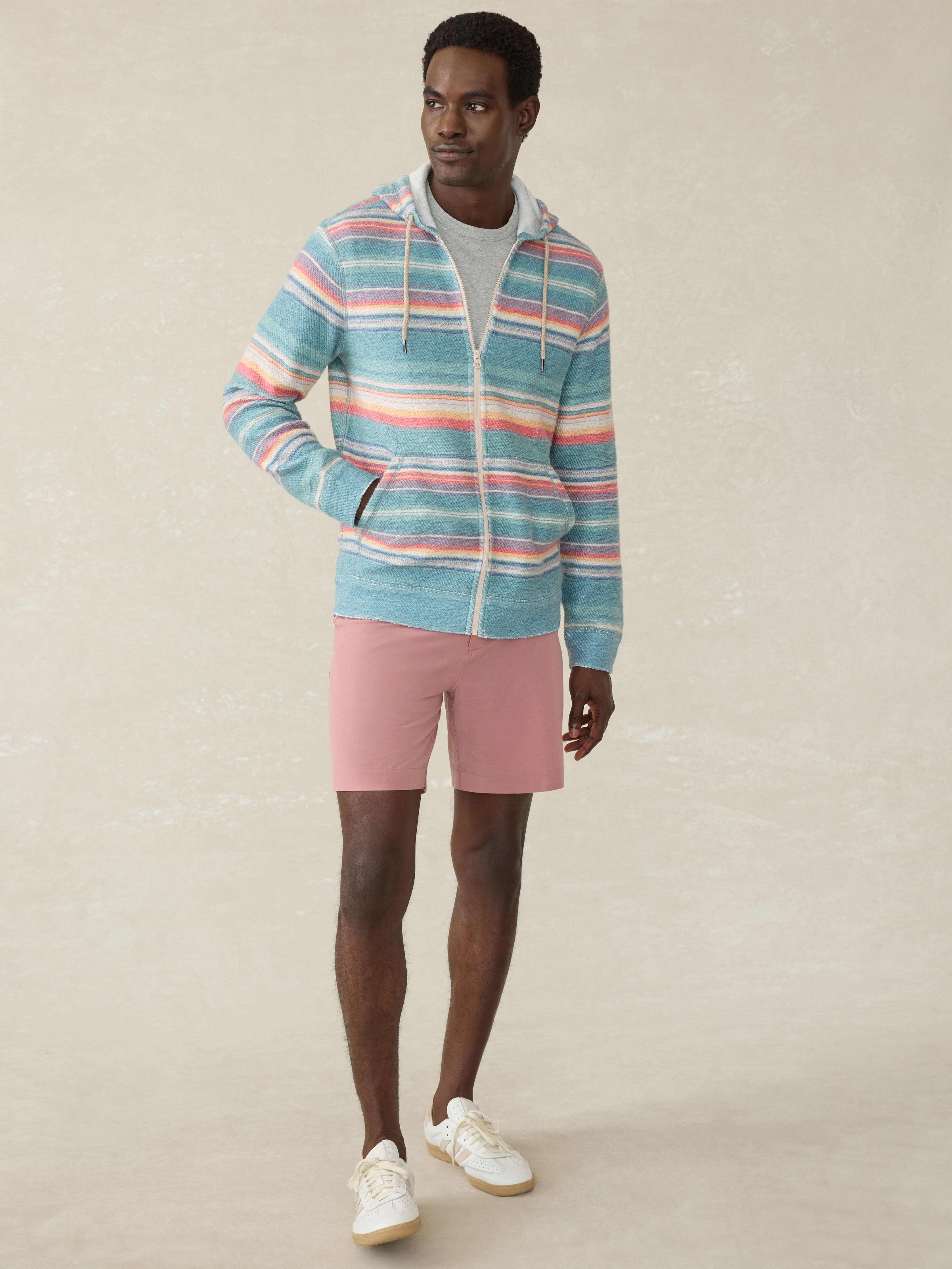 Whitewater Full Zip Hoodie - Island Sunrise | Faherty Brand