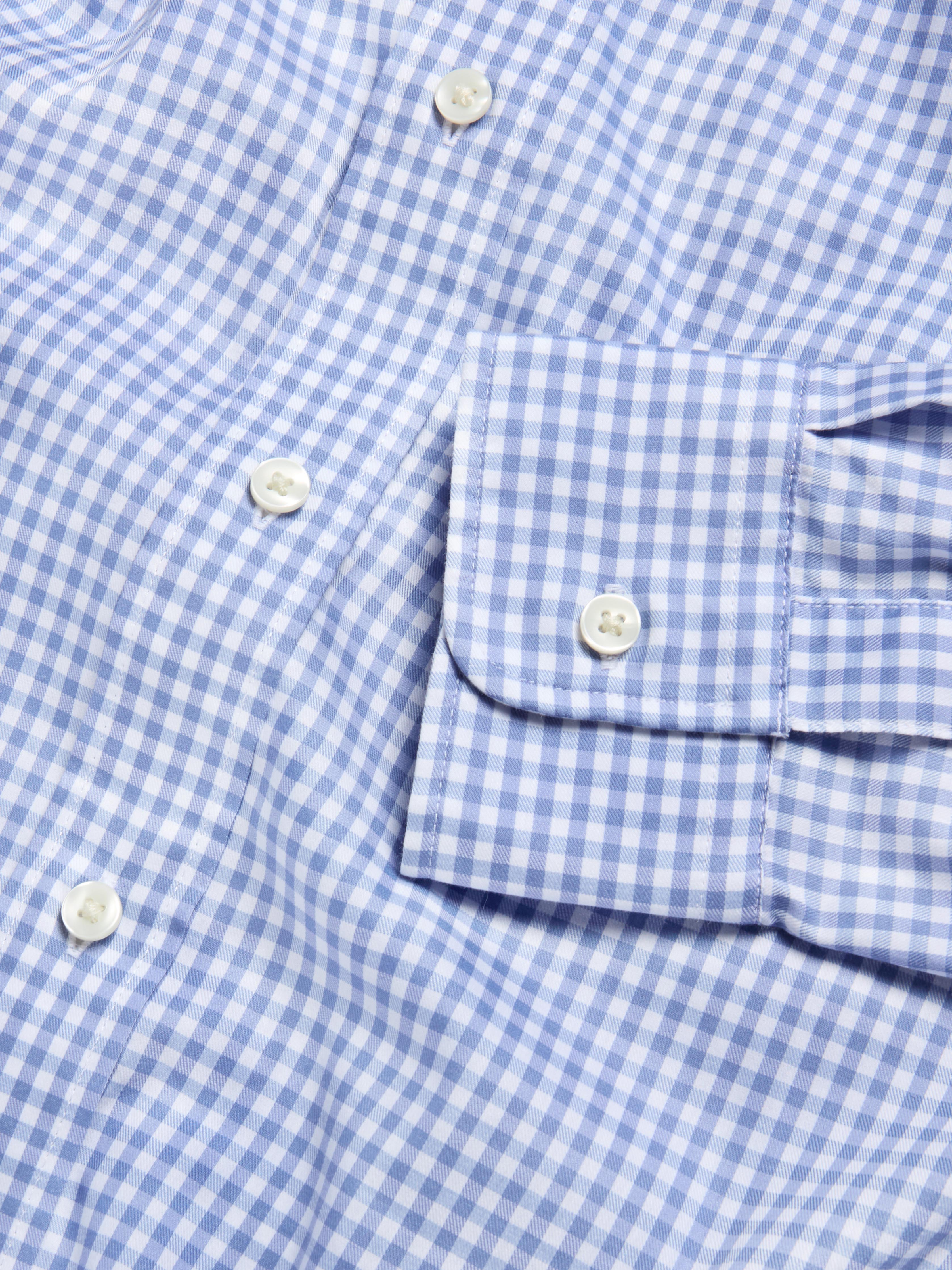 The Movement™ Shirt (Tall) - Light Blue Gingham | Faherty Brand