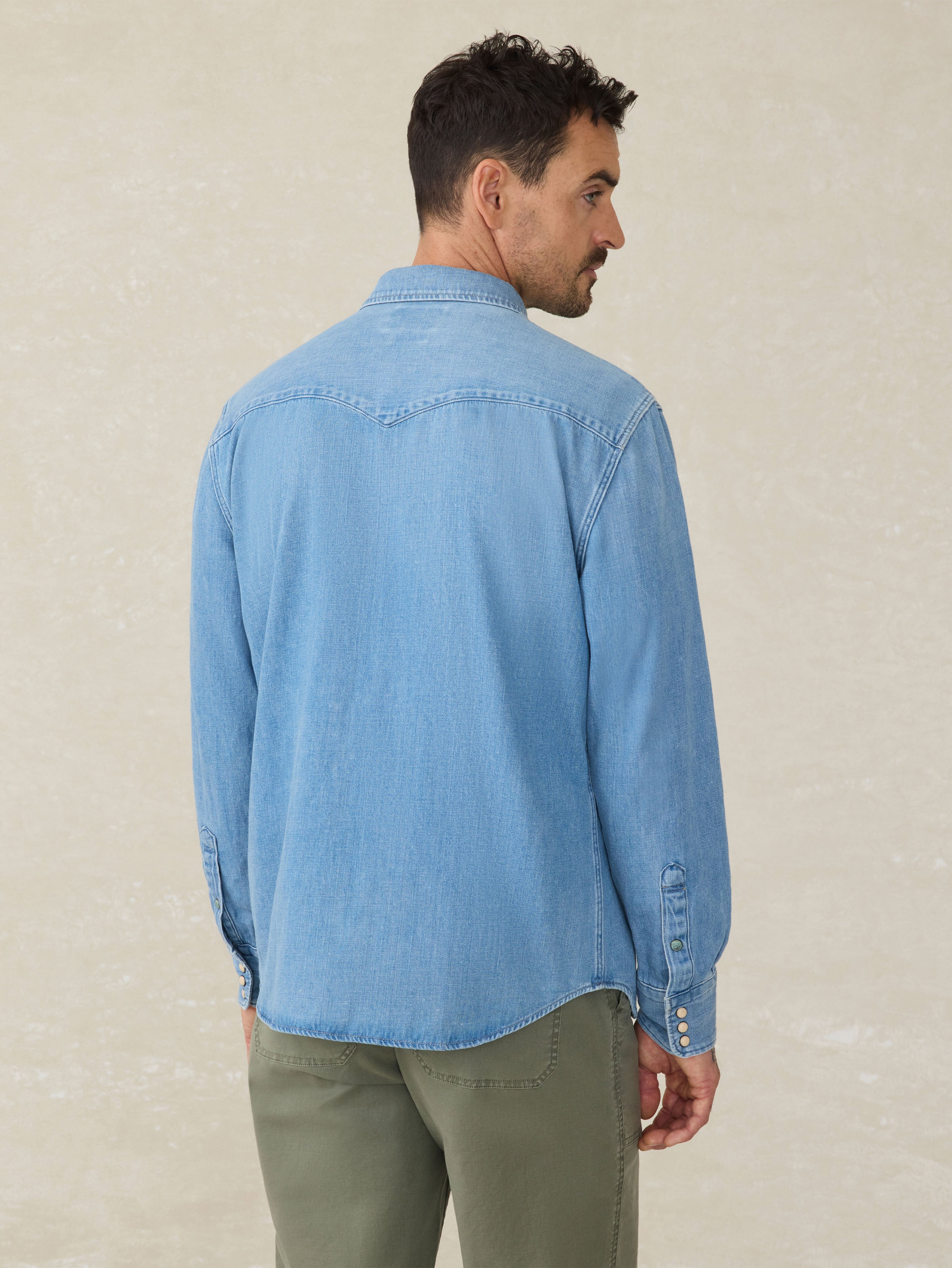 The Western Shirt - Glacier Bay Wash | Faherty Brand