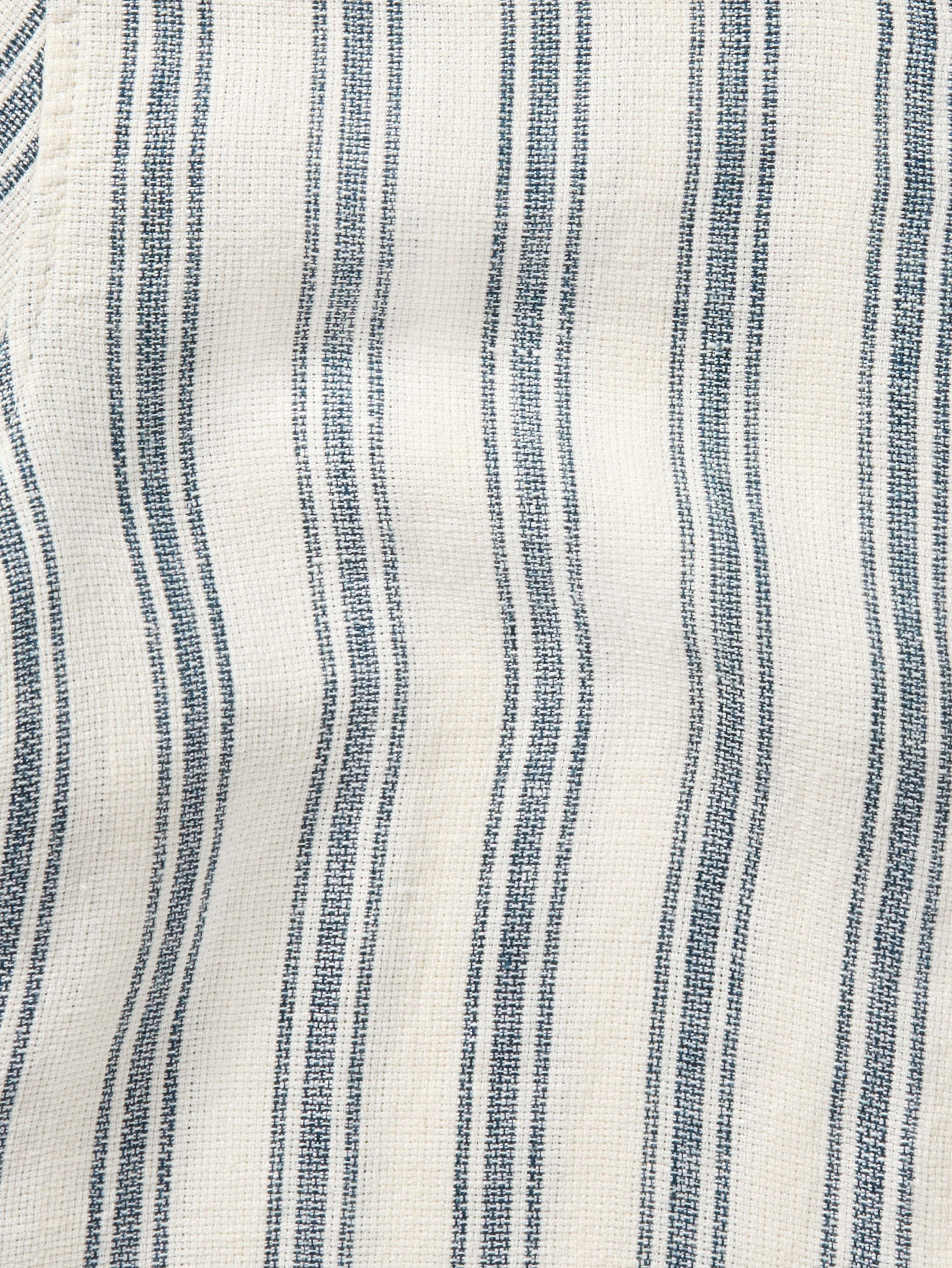 Short-Sleeve Palma Linen Camp Shirt - Ryecroft Valley Stripe | Faherty Brand