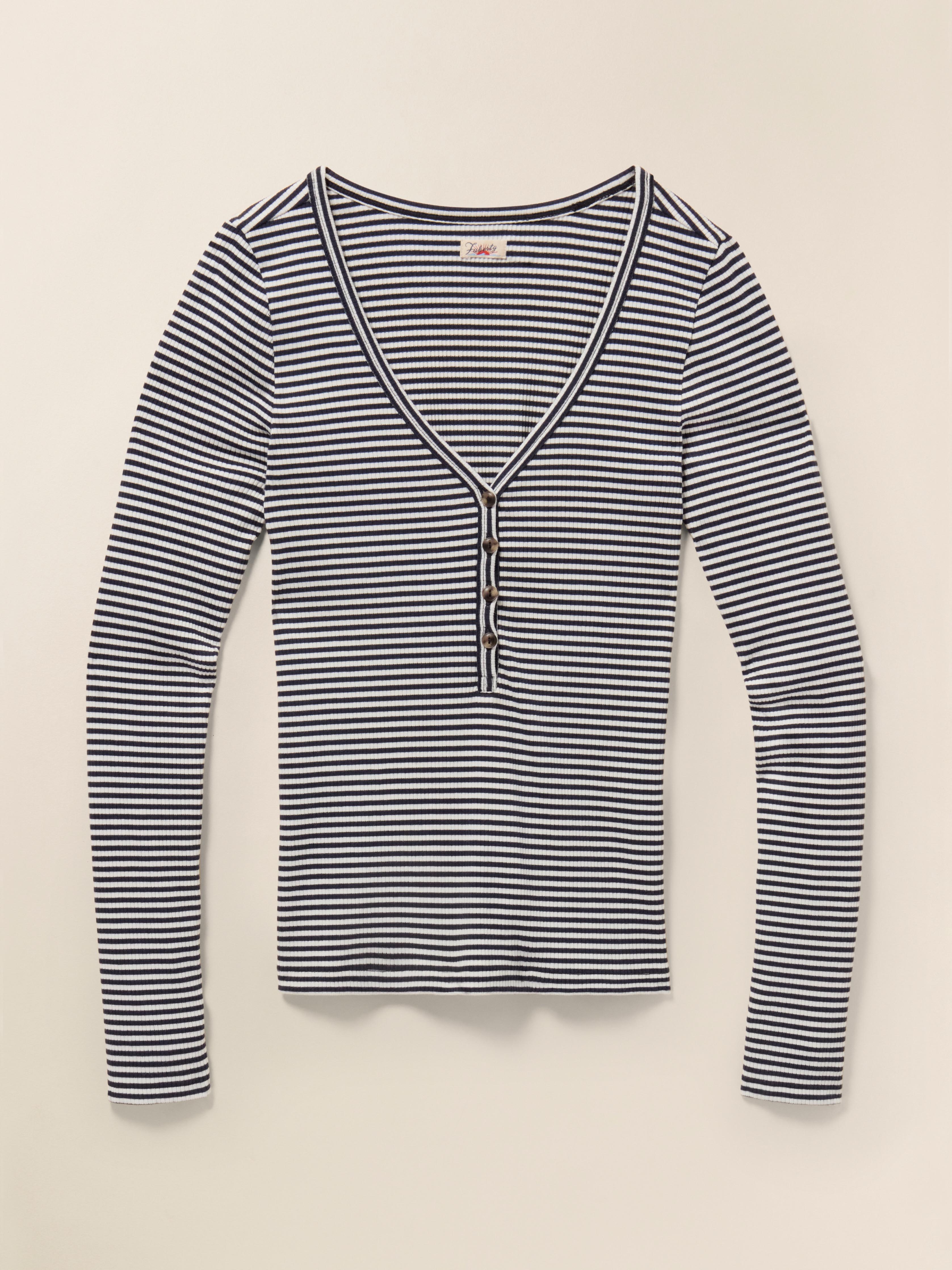 Freestyle Henley - Berkley Stripe | Faherty Brand