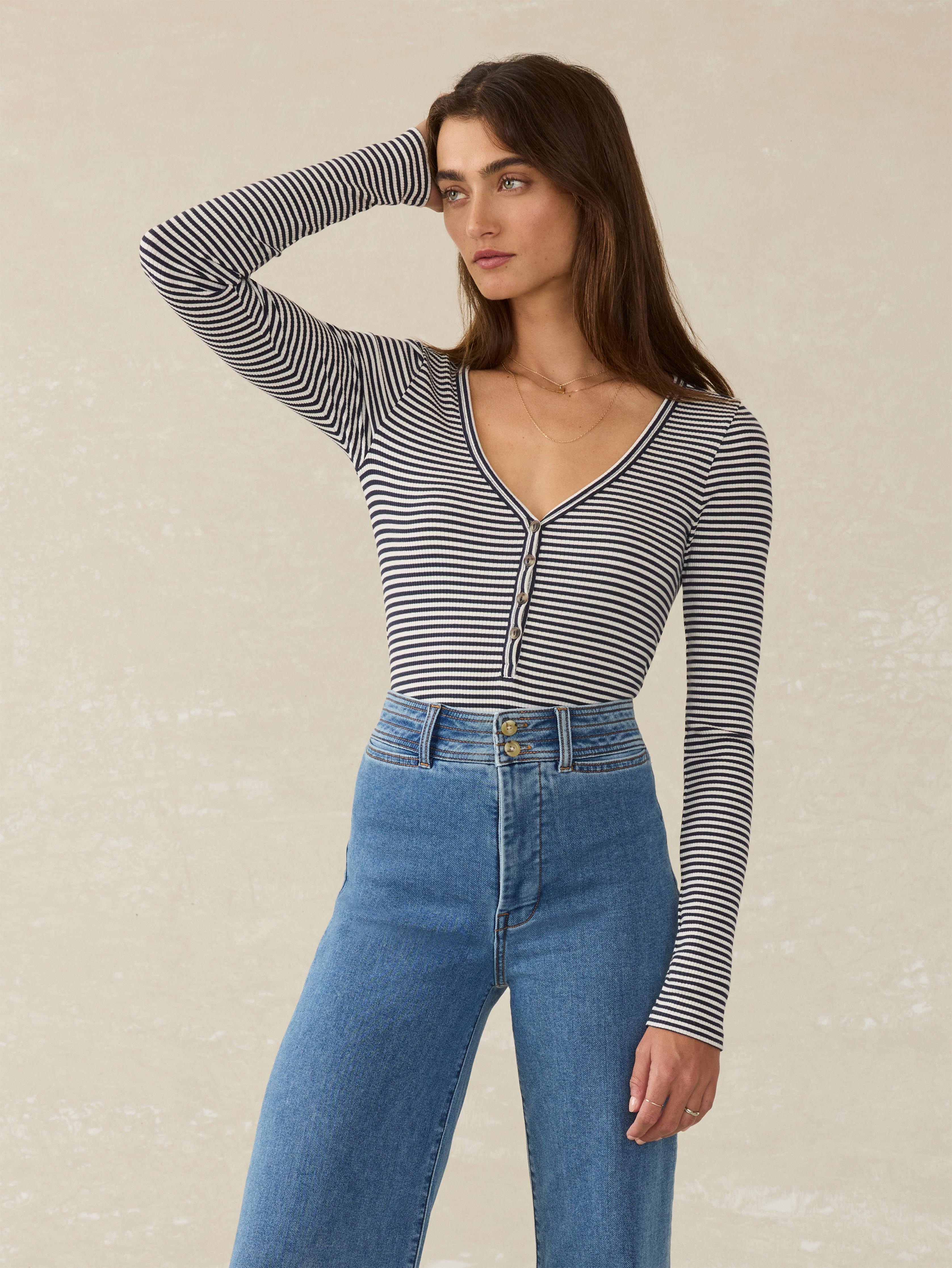 Freestyle Henley - Berkley Stripe | Faherty Brand