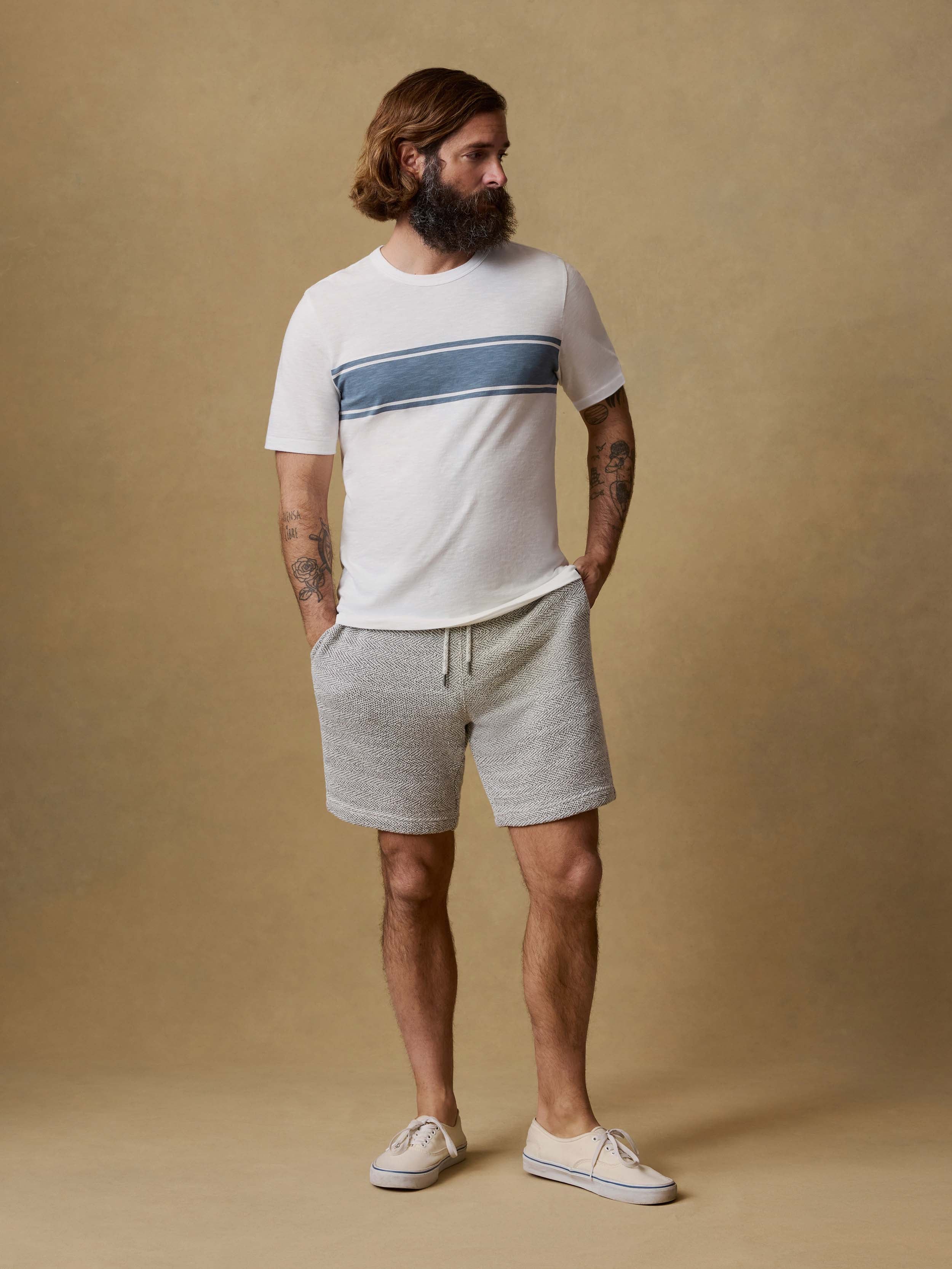 Whitewater Sweatshort - Grey Shell Loop | Faherty Brand