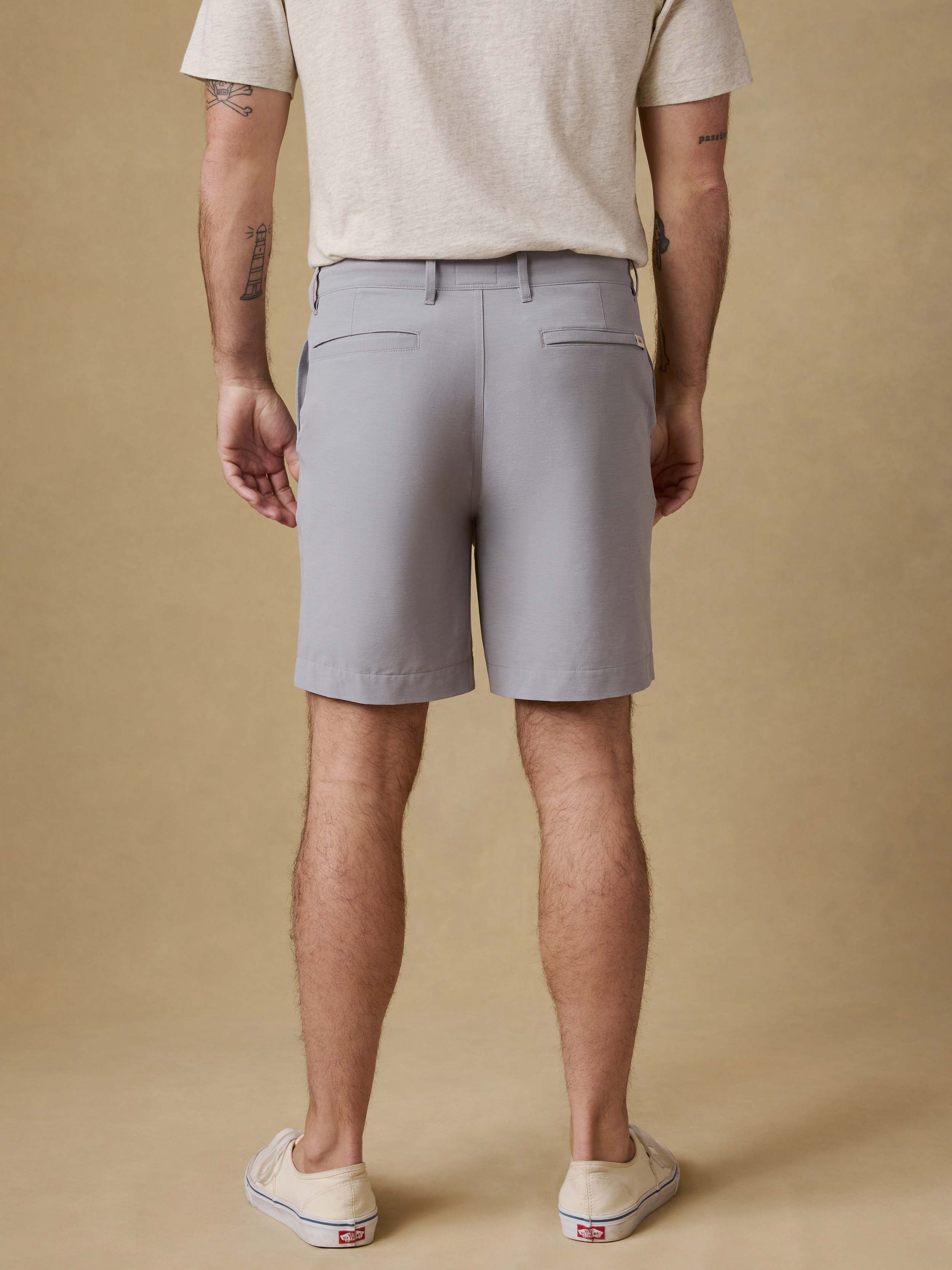 All Day™ Short (7") - Ice Grey | Faherty Brand