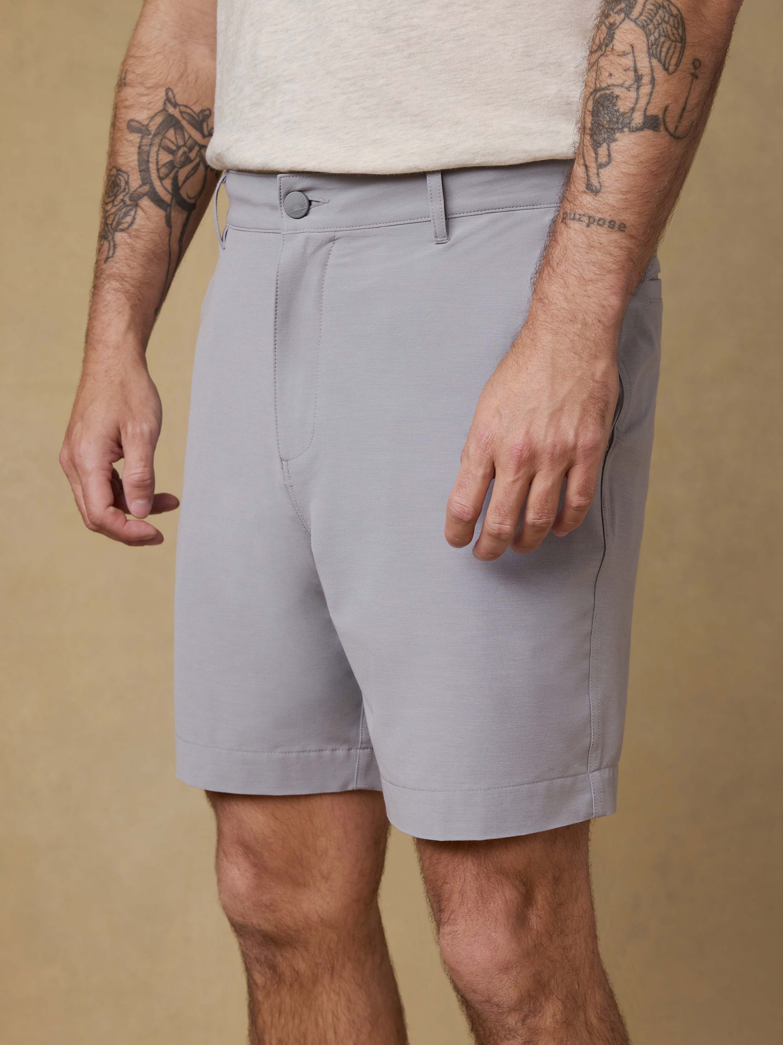 All Day™ Short (7") - Ice Grey | Faherty Brand