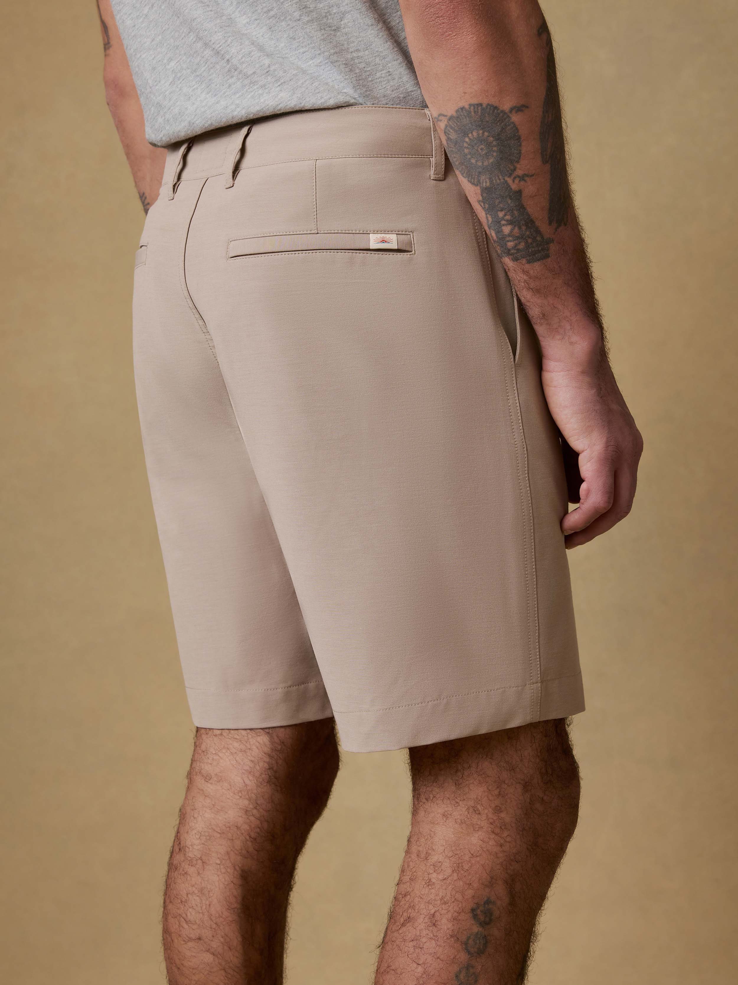 All Day™ Short (9") - Khaki | Faherty Brand