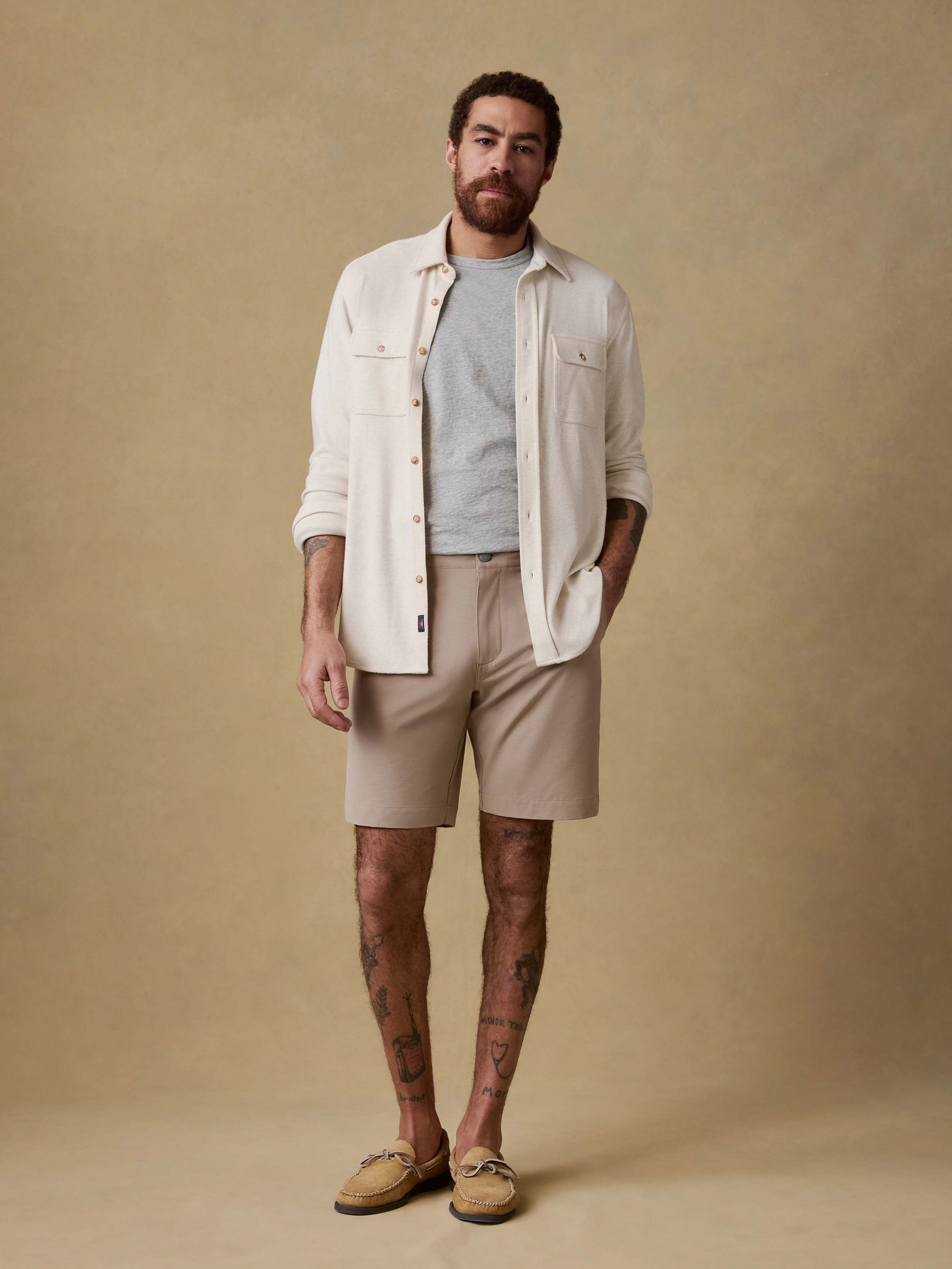 All Day™ Short (9") - Khaki | Faherty Brand