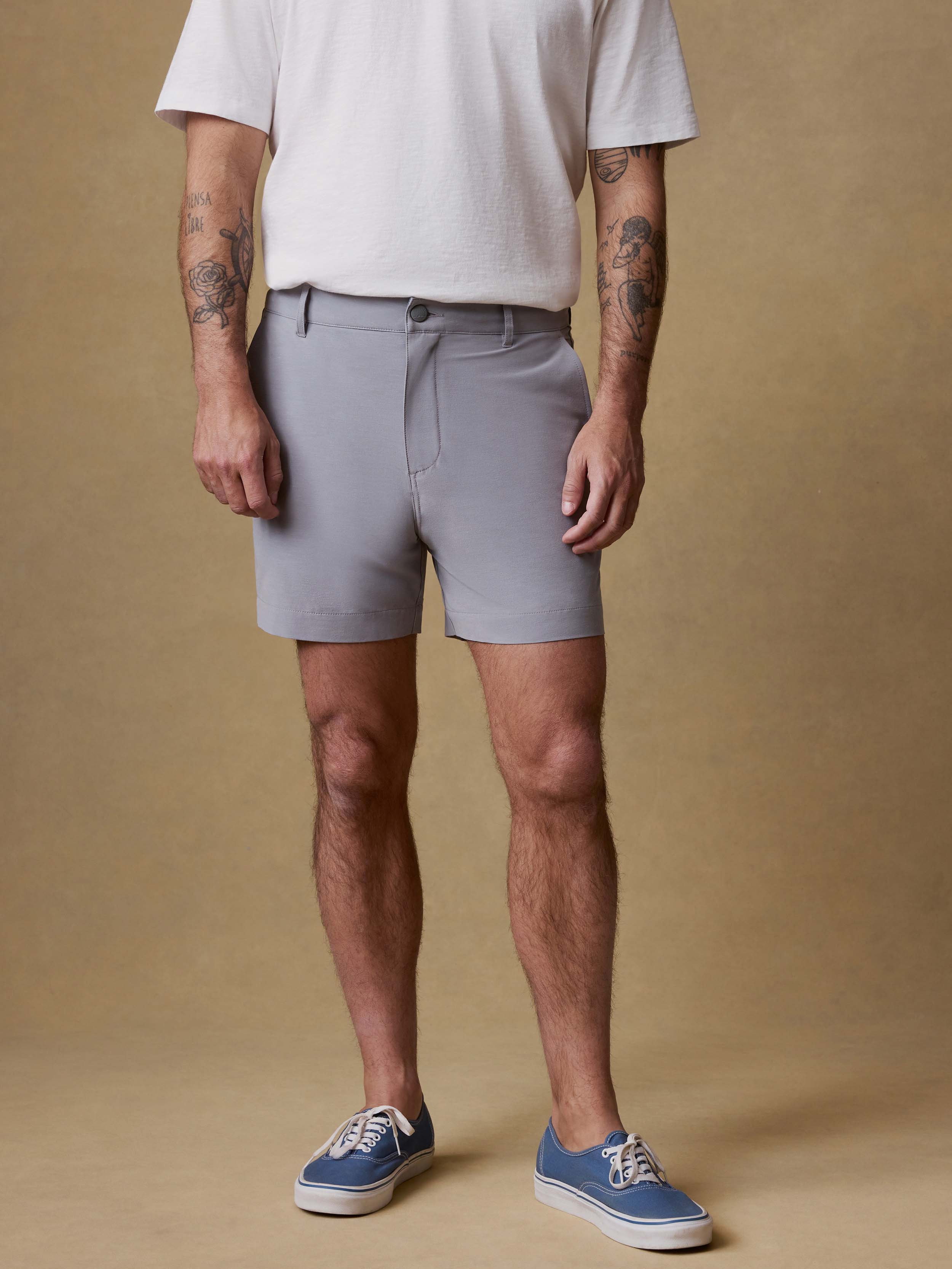 All Day™ Short (5") - Ice Grey | Faherty Brand