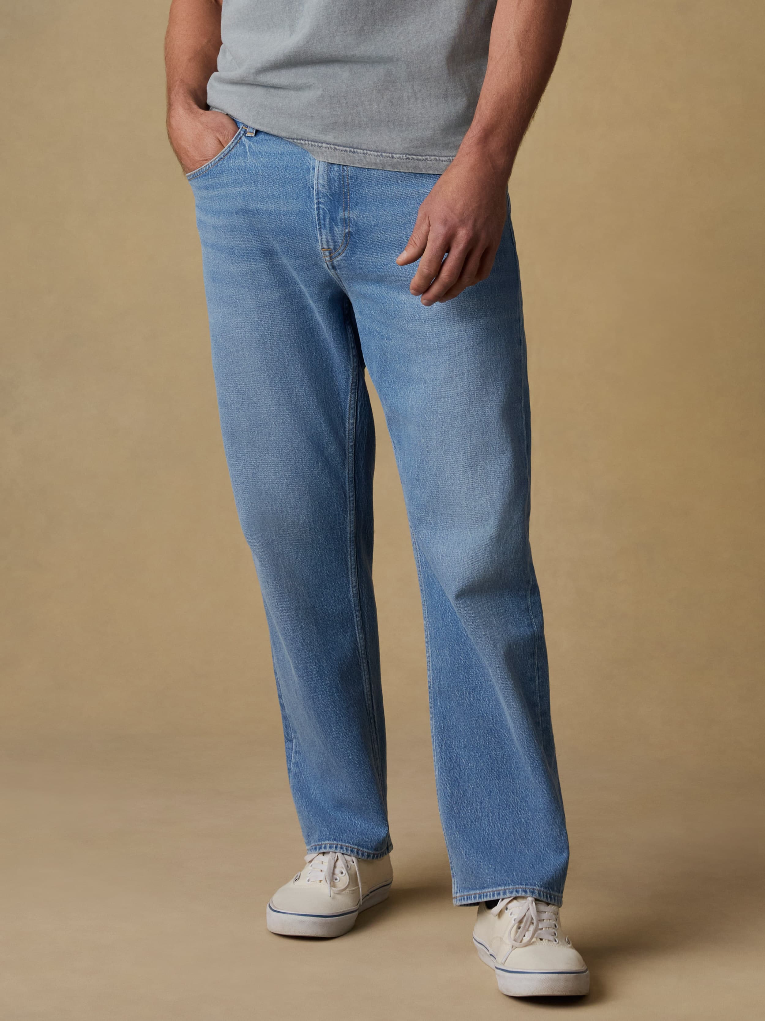 Organic Cotton Denim Pant - Bay Drift Wash | Faherty Brand
