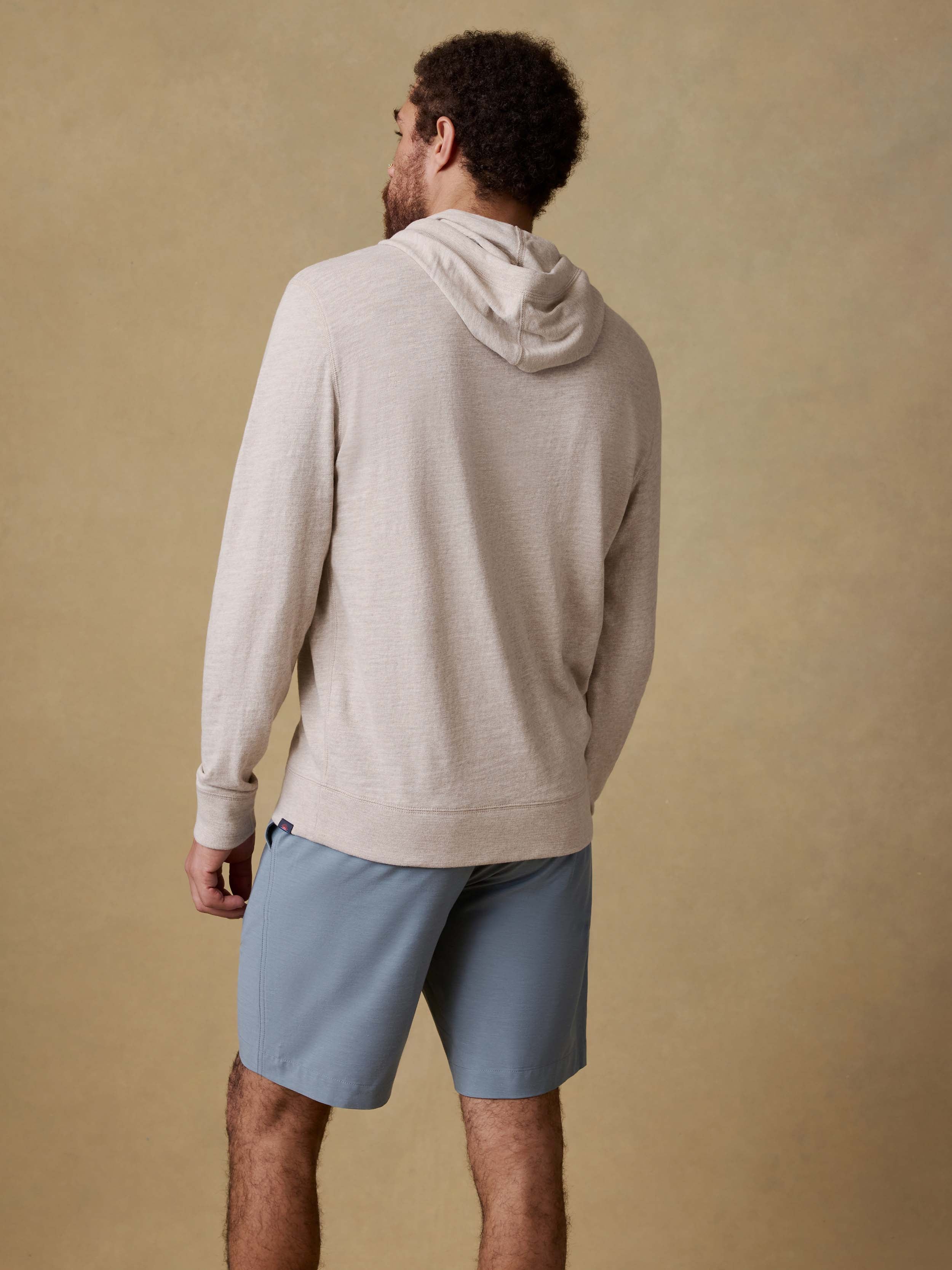 Sunwashed Organic Hoodie - Oat Plains Heather | Faherty Brand