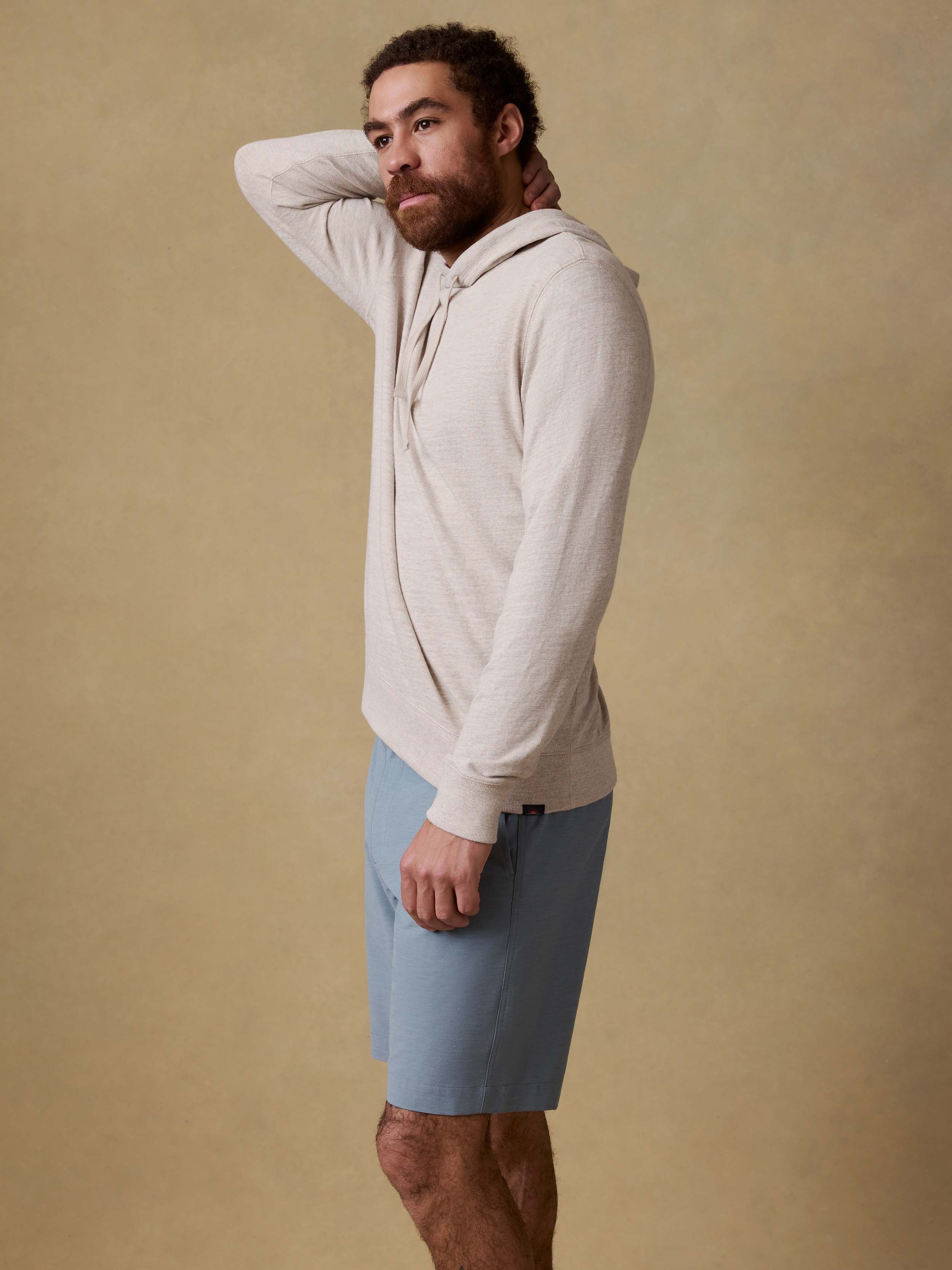 Sunwashed Organic Hoodie - Oat Plains Heather | Faherty Brand