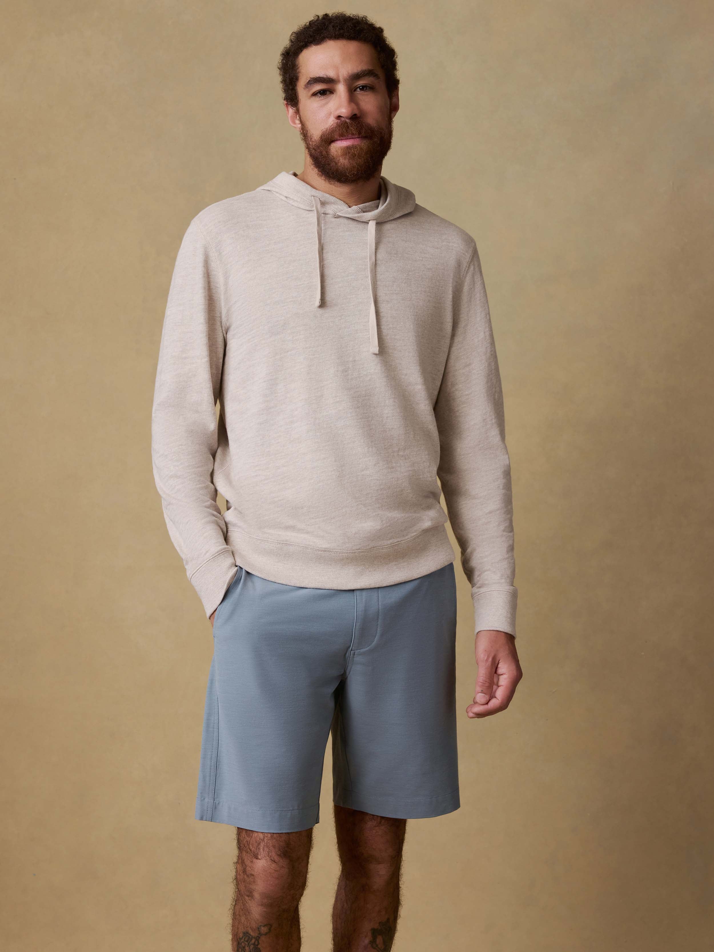 Sunwashed Organic Hoodie - Oat Plains Heather | Faherty Brand