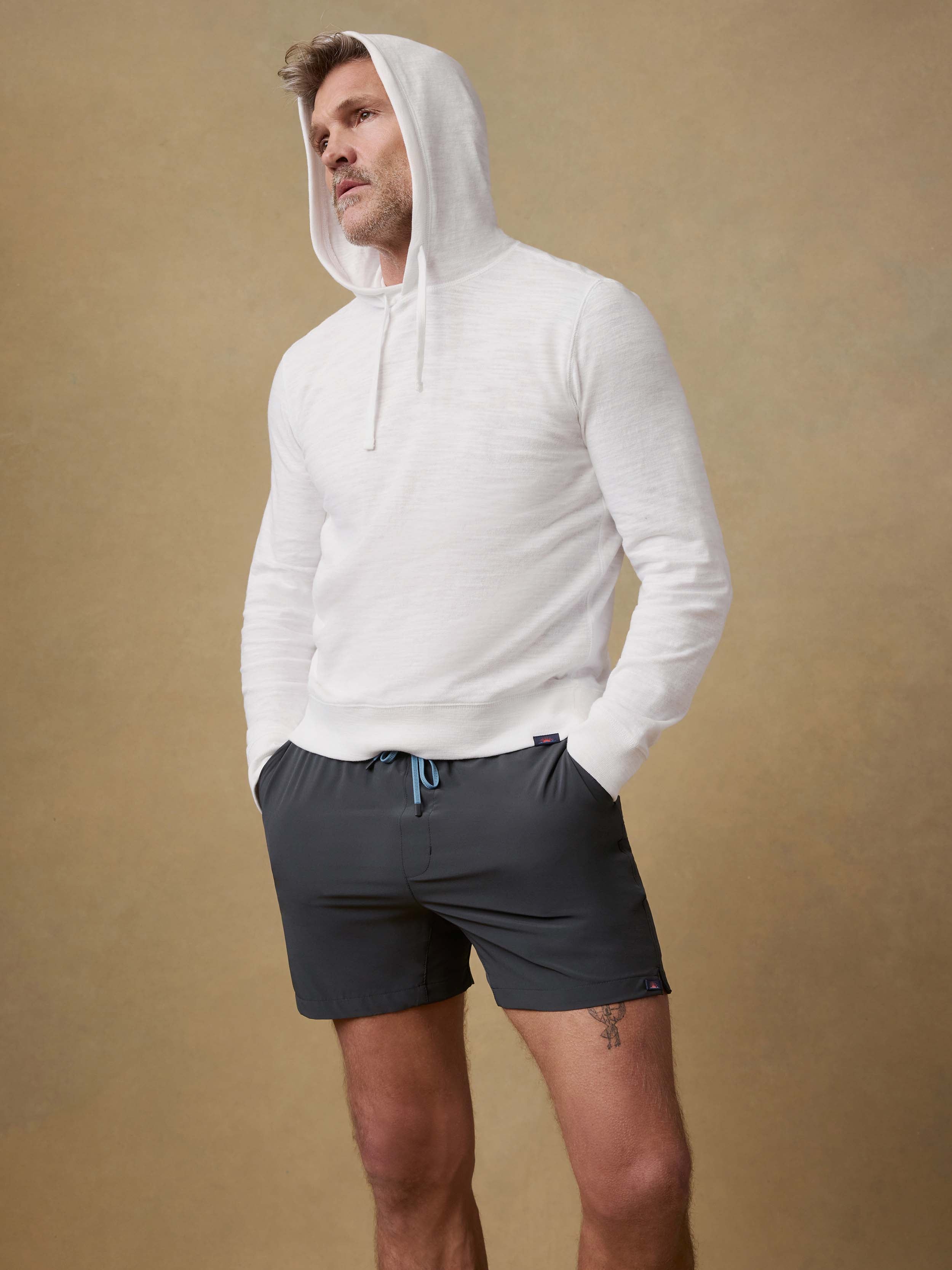 Sunwashed Organic Hoodie - White | Faherty Brand