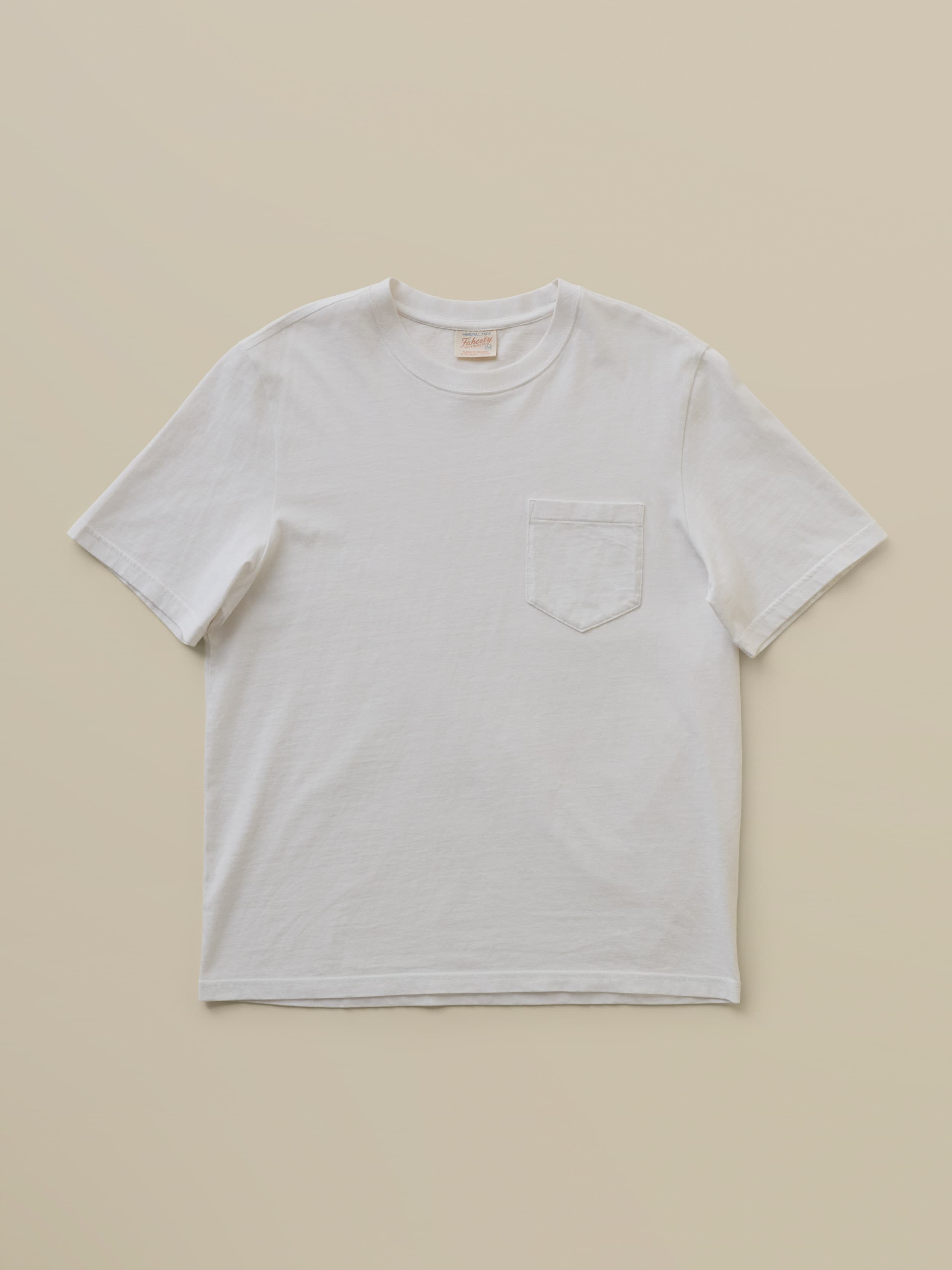 Short-Sleeve Recycled Cotton Tee - Ridge Black | Faherty Brand