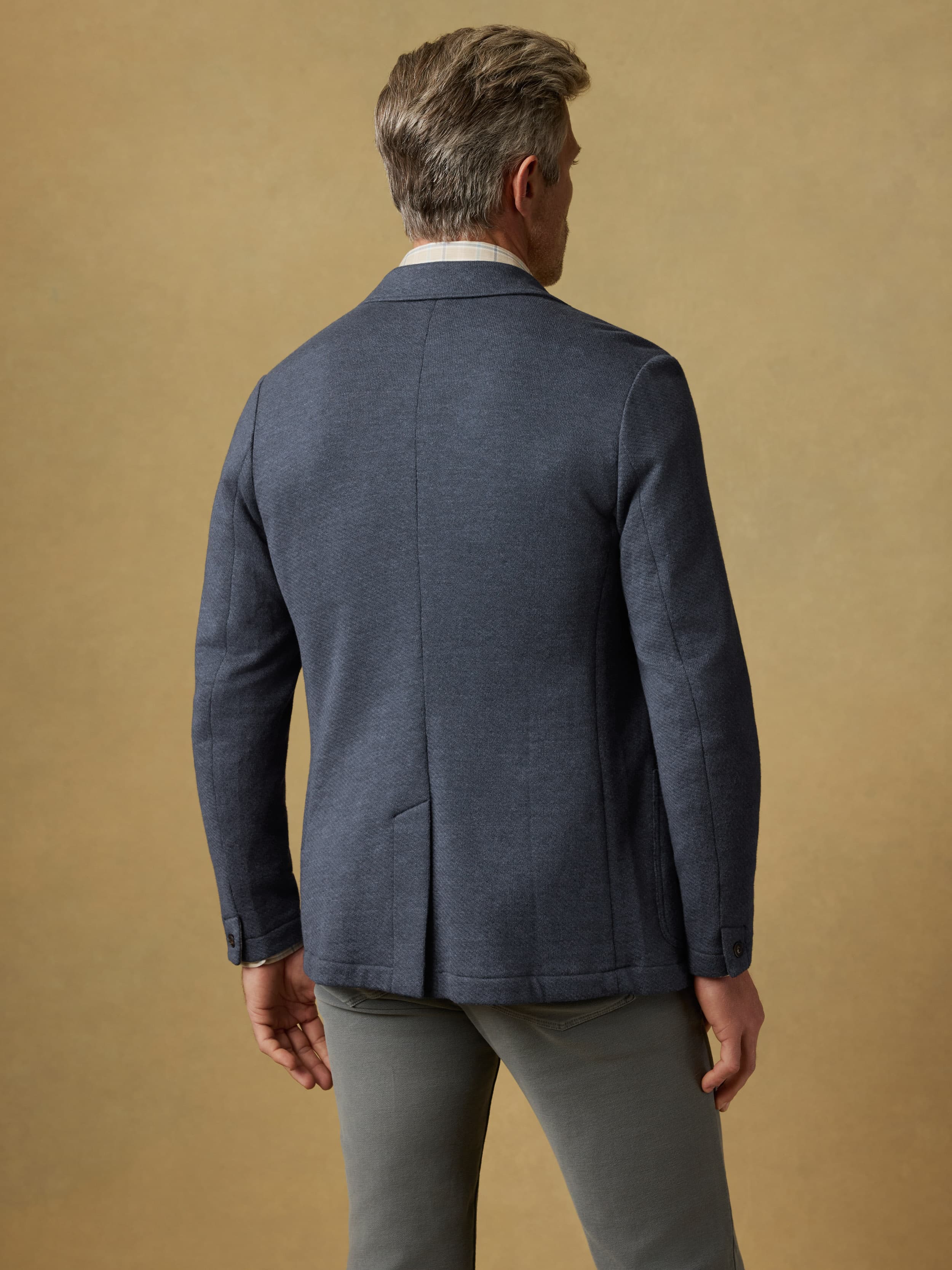 Inlet Knit Blazer - Deep Navy Melange | Faherty Brand