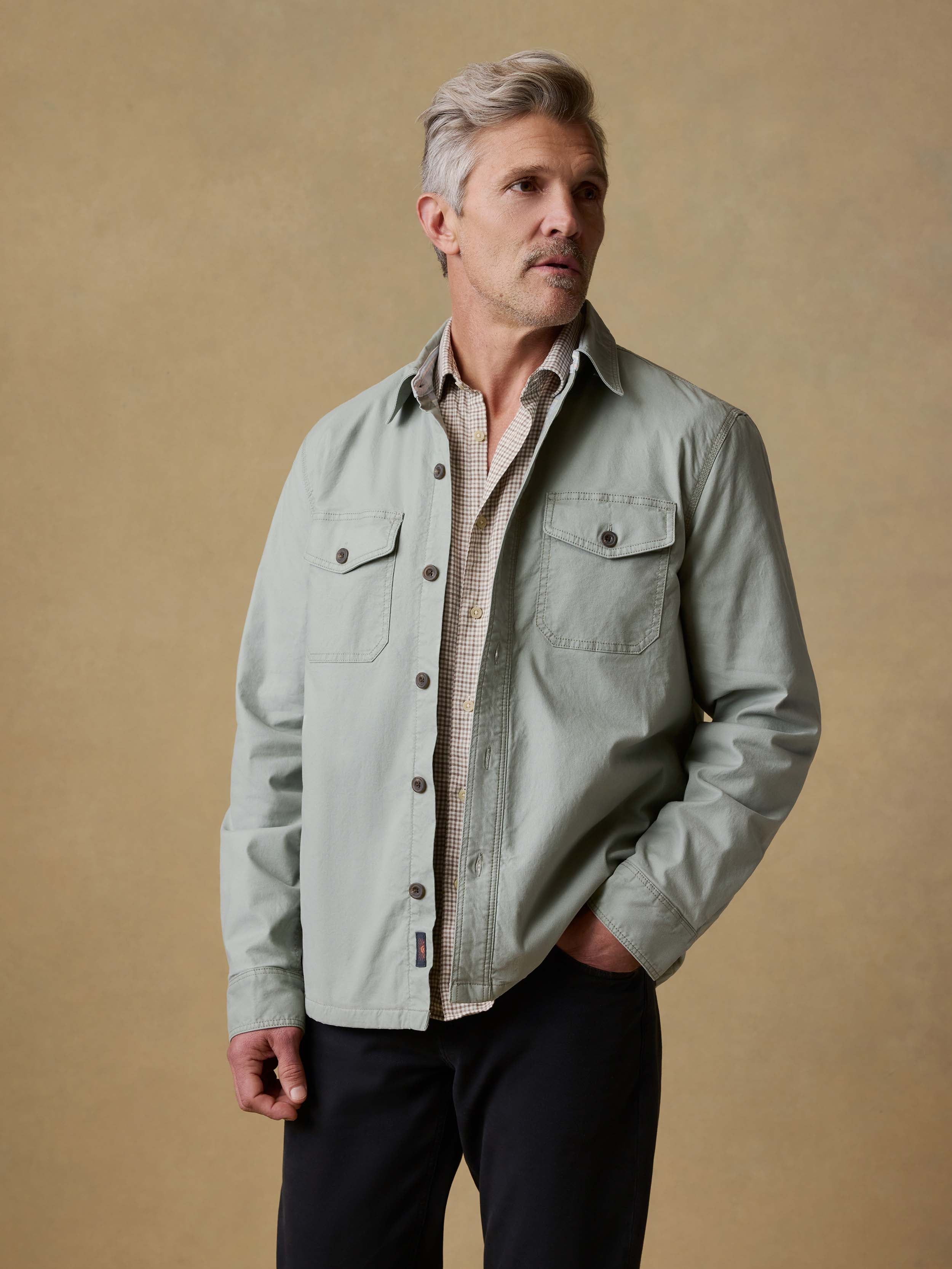 Lakeside CPO - Coastal Sage | Faherty Brand