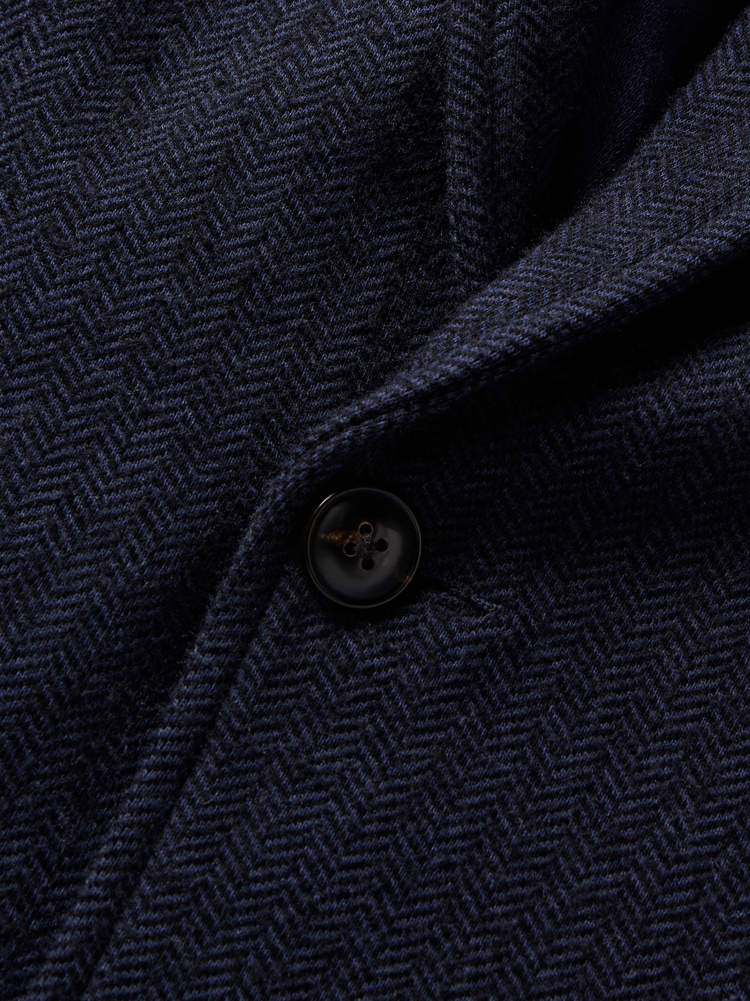 Inlet Knit Tweed Blazer - Navy Twilight Herringbone | Faherty Brand